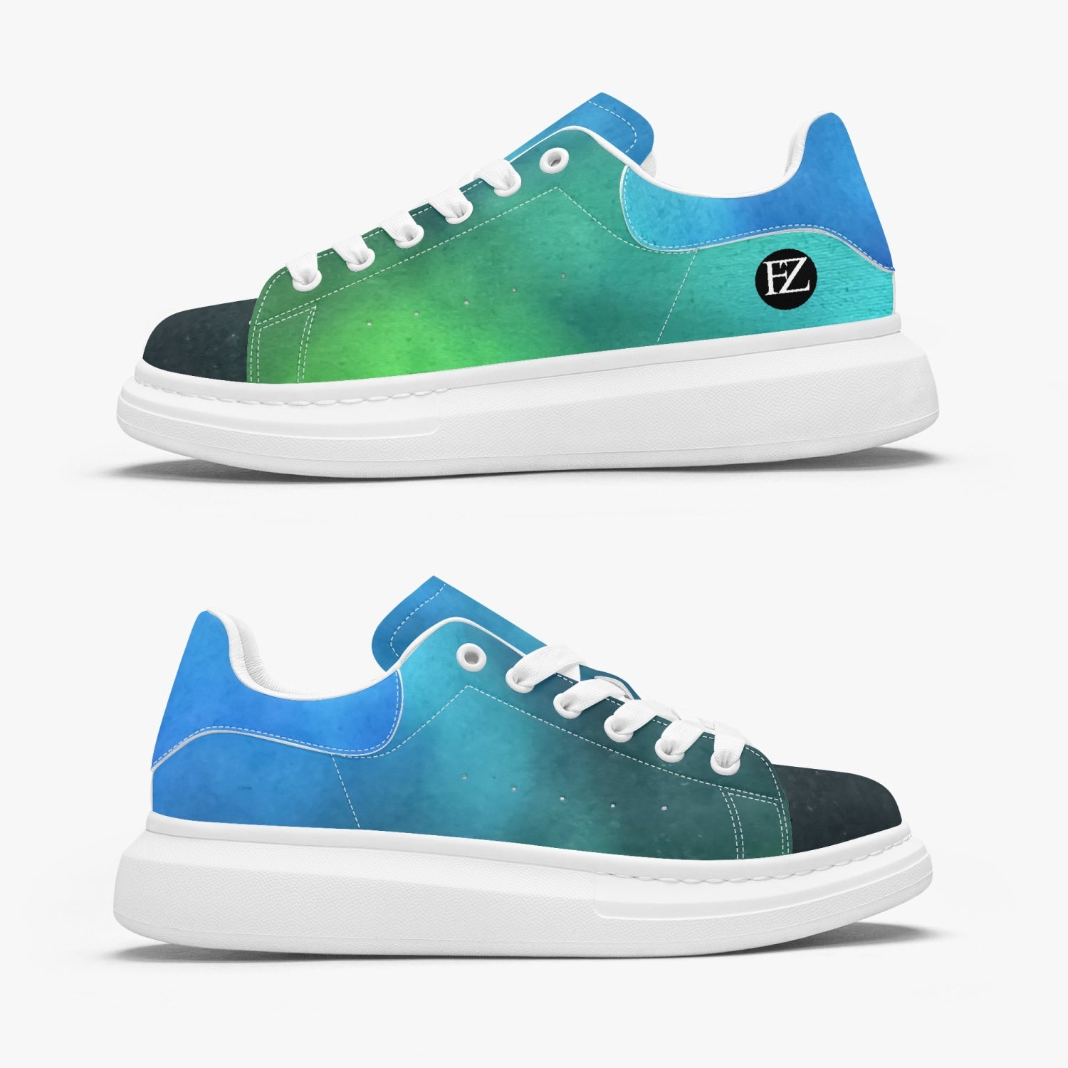FZ Unisex Leather Oversized Sneakers - FZwear