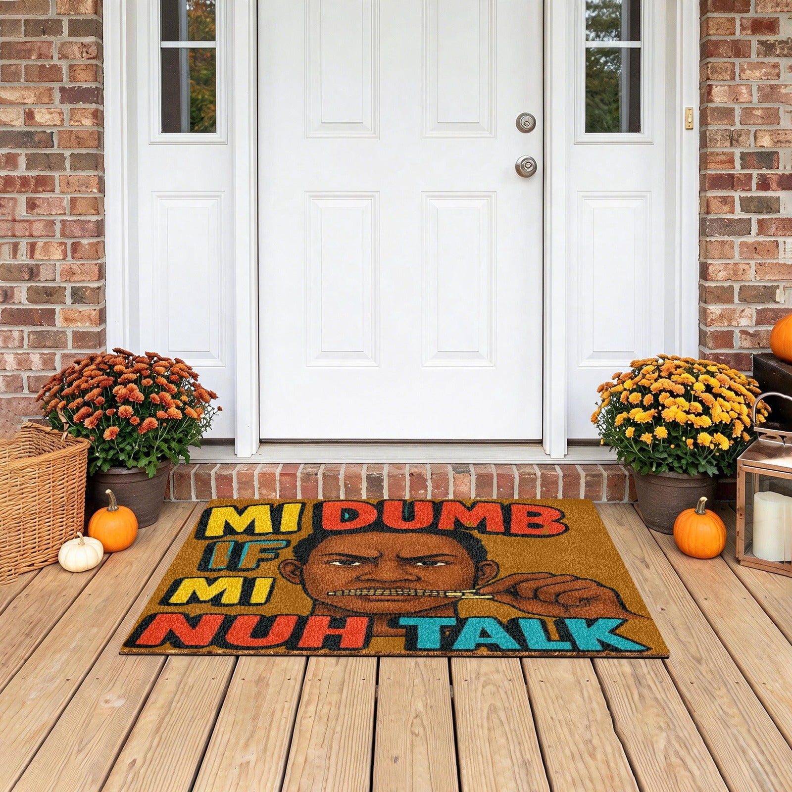 FZ Talk Natural Coir Doormat