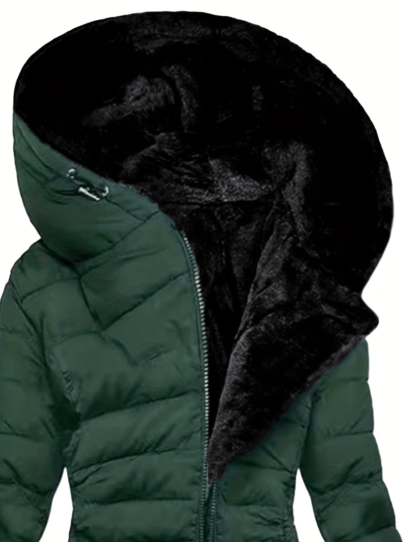 FZ Women's Zip Long Sleeve Slim Fit Faux Edge Mid-Length Lightweight Jacket