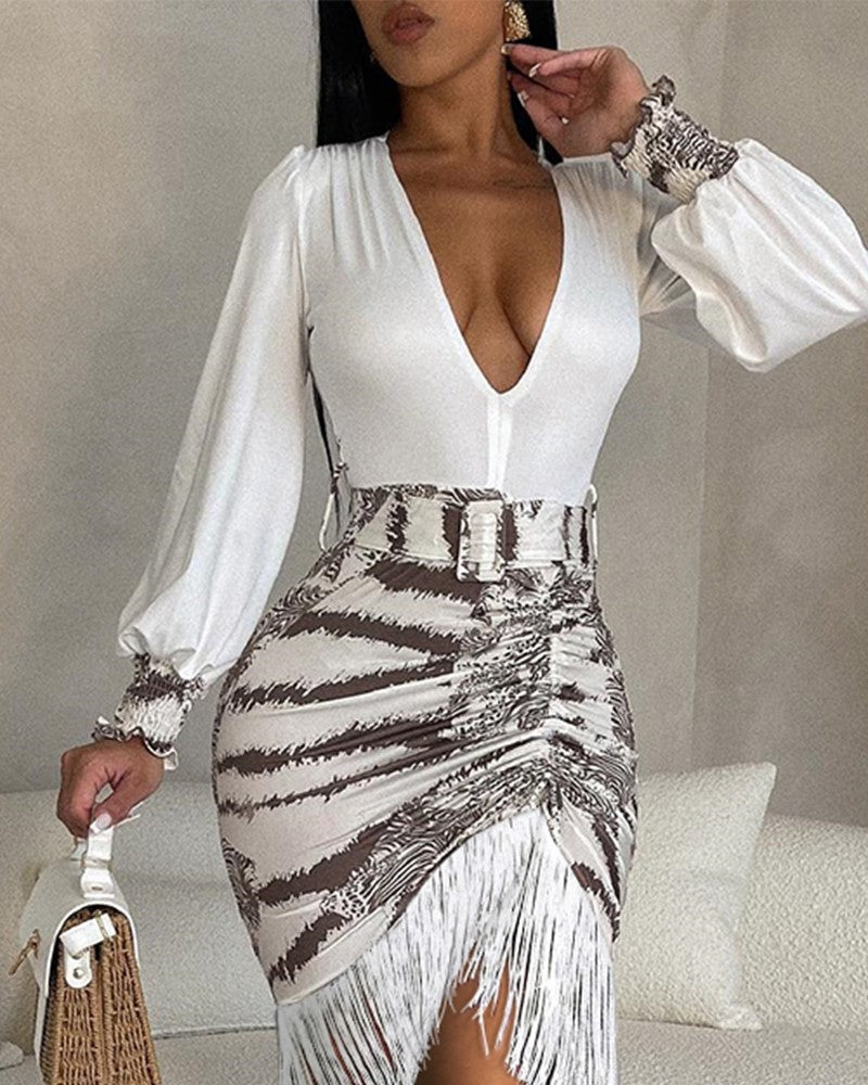 FZ Women's Tie Dye Zebra Stripe Dress - FZwear