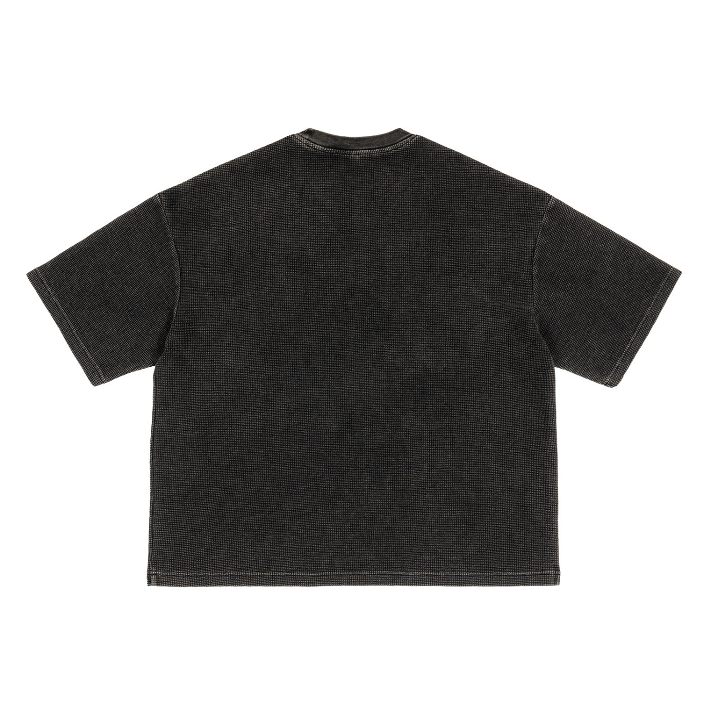 FZ Unisex Waffle-Texture Washed Boxy Tee