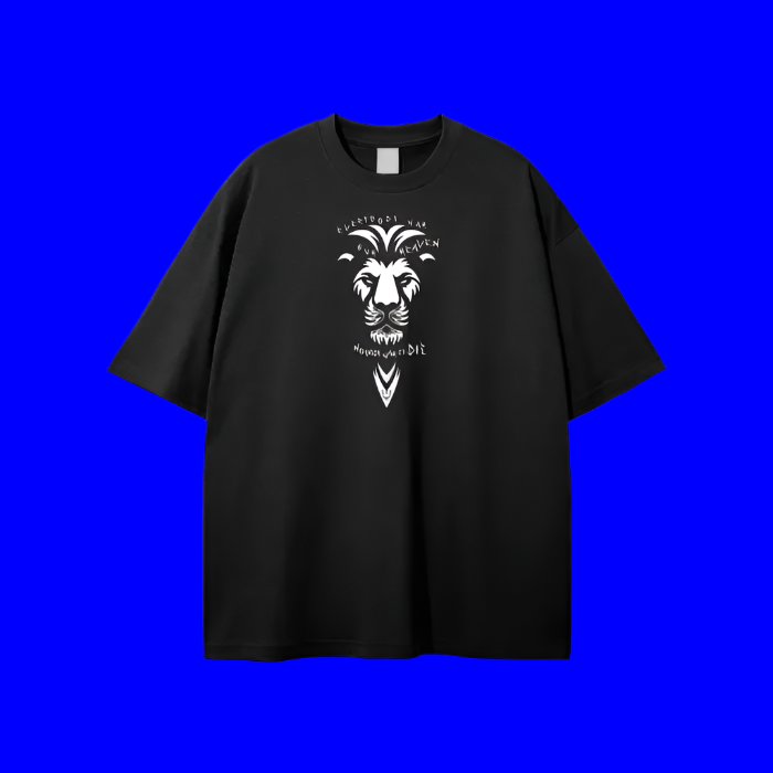 FZ Unisex Streetwear Solid Color Loose Fit FOG Tee