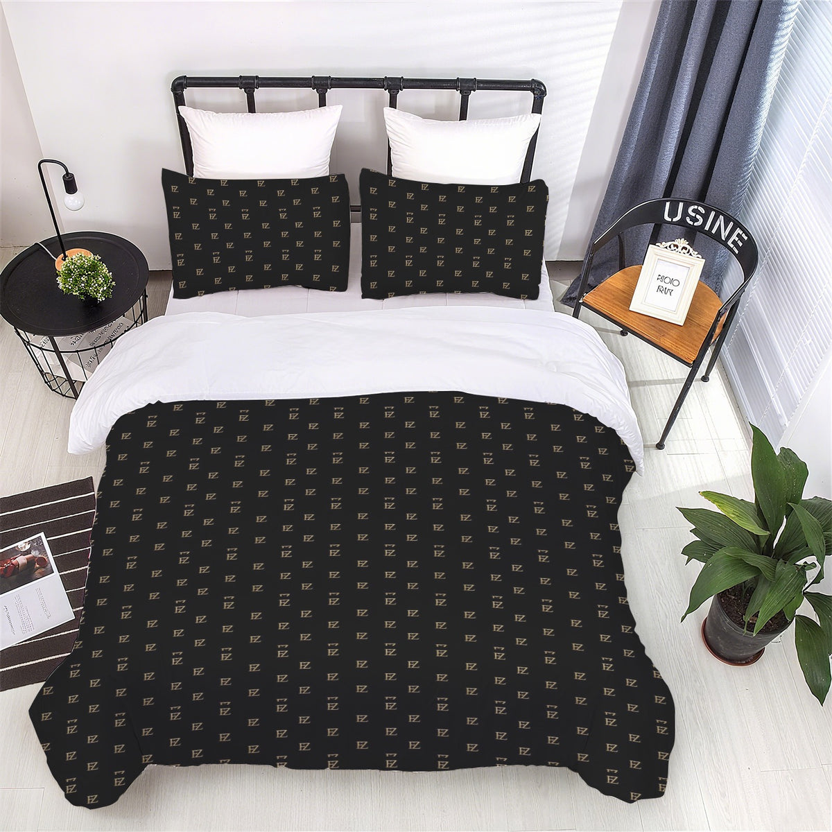 FZ Original Monogram 3-Piece Bedroom Set