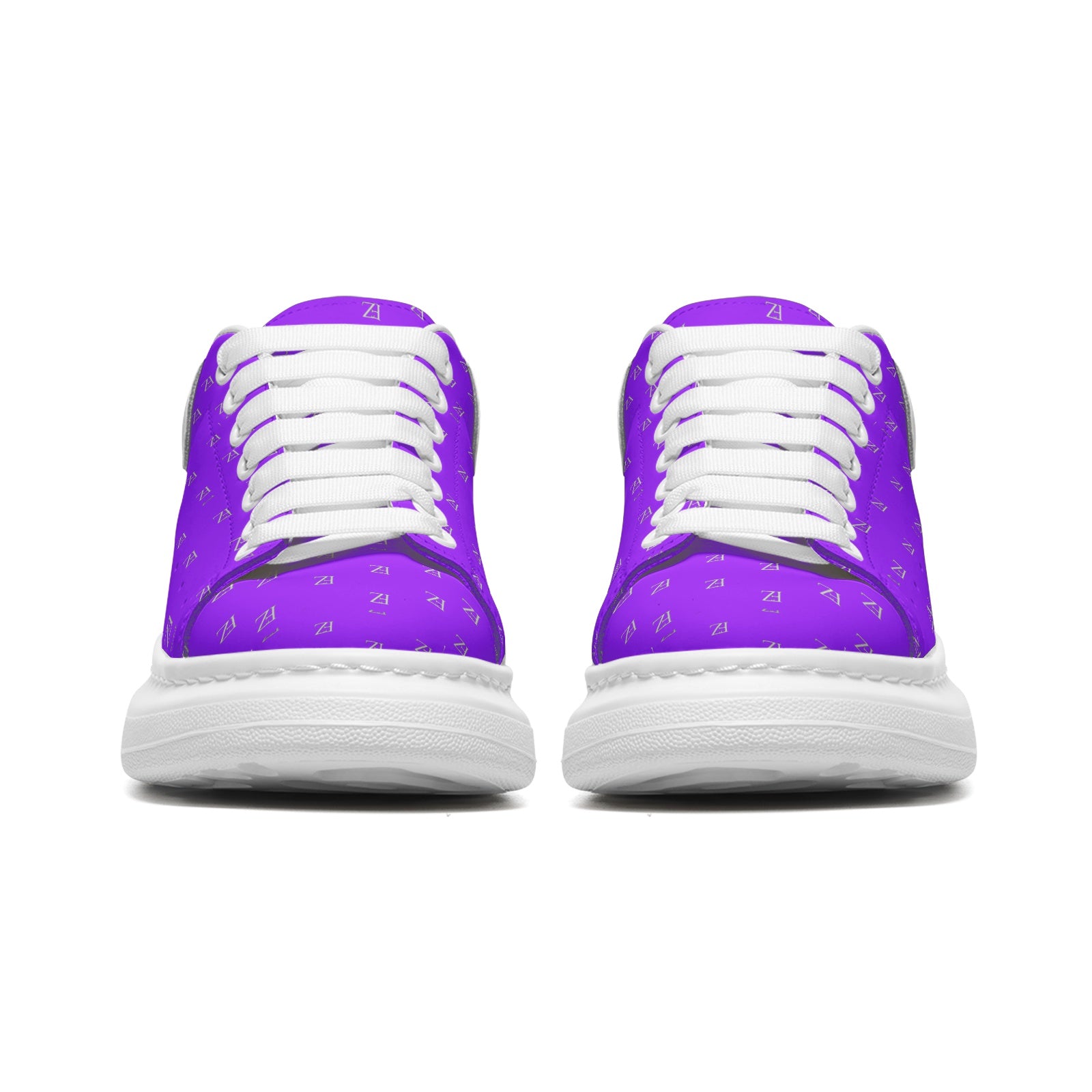 FZ Unisex LP Non Slip Lace Up Faux Leather Sneakers