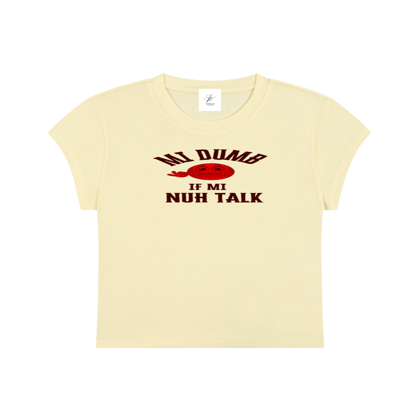 FZ Women's Slim-Fit Cropped Tee