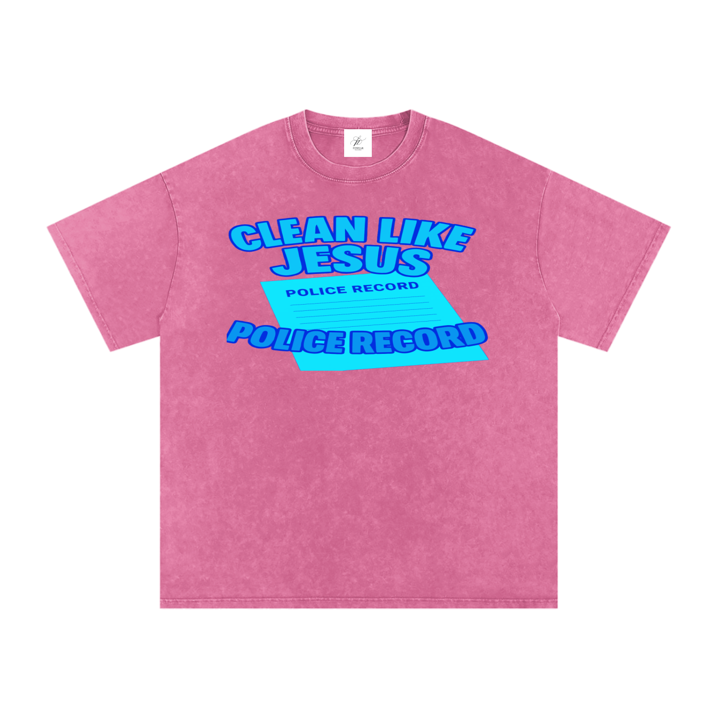 FZ Unisex Acid Wash Oversize Tee