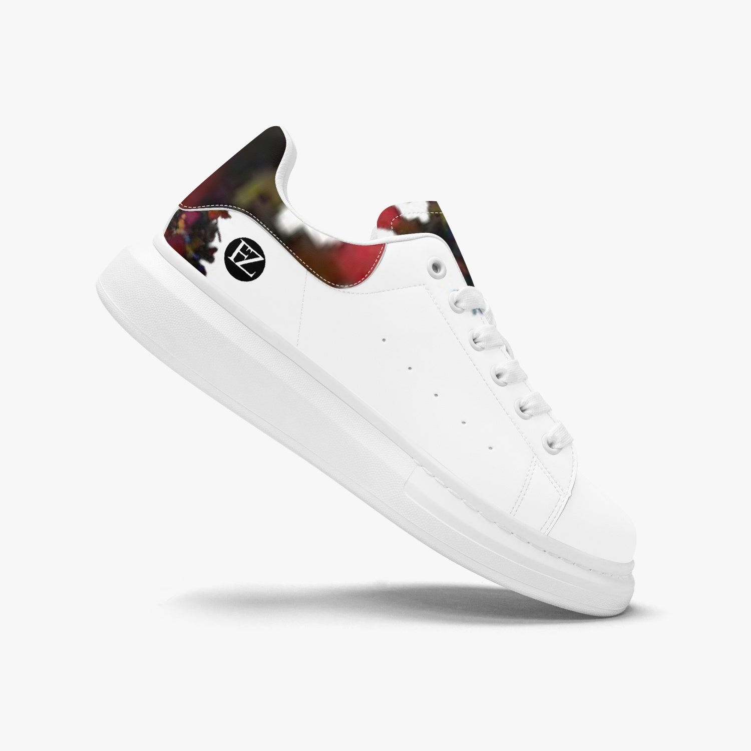 FZ Unisex Leather Oversized Sneakers JetPrint