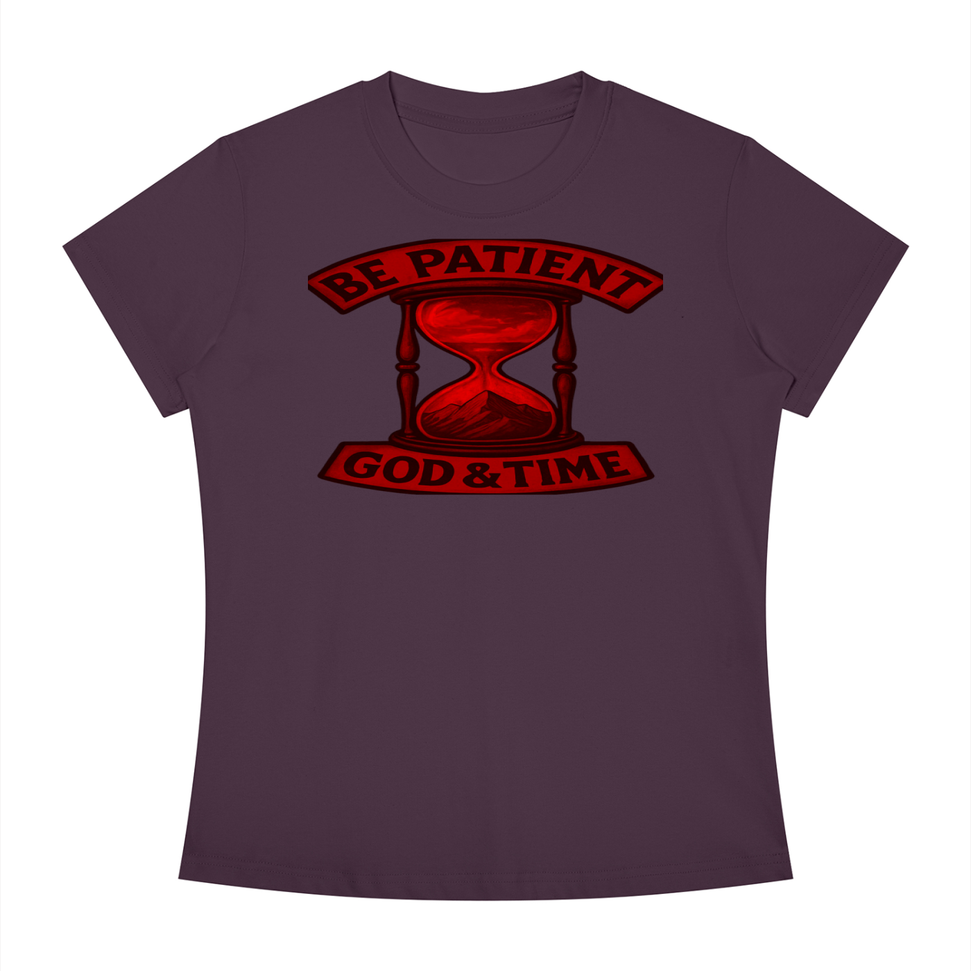 FZ Women's Slim Fit God & Time Crewneck Tee