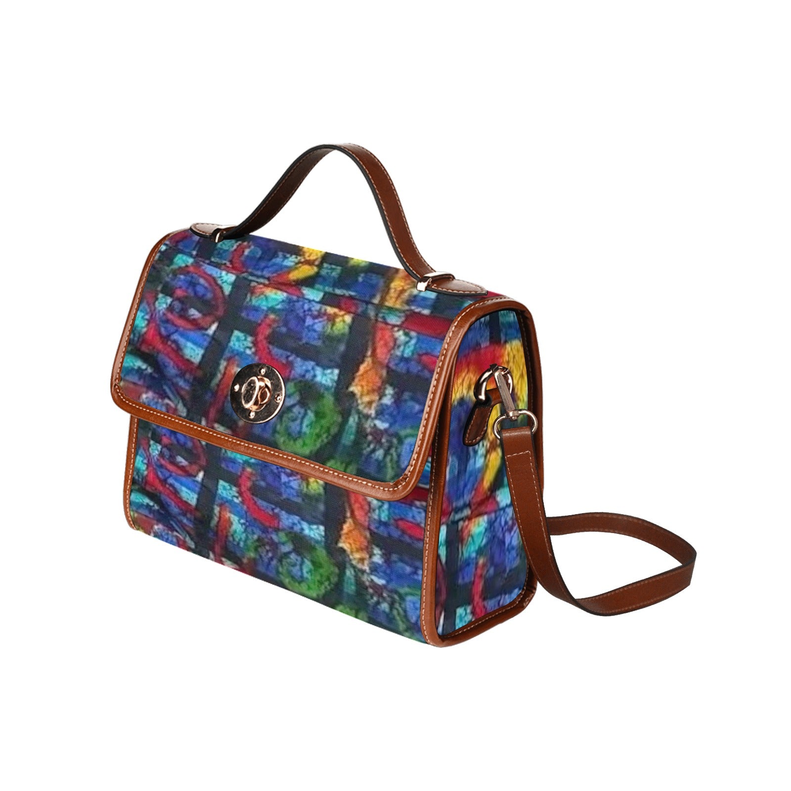 FZ AFRICAN ABSTRACT PRINT HANDBAG 1 - FZwear