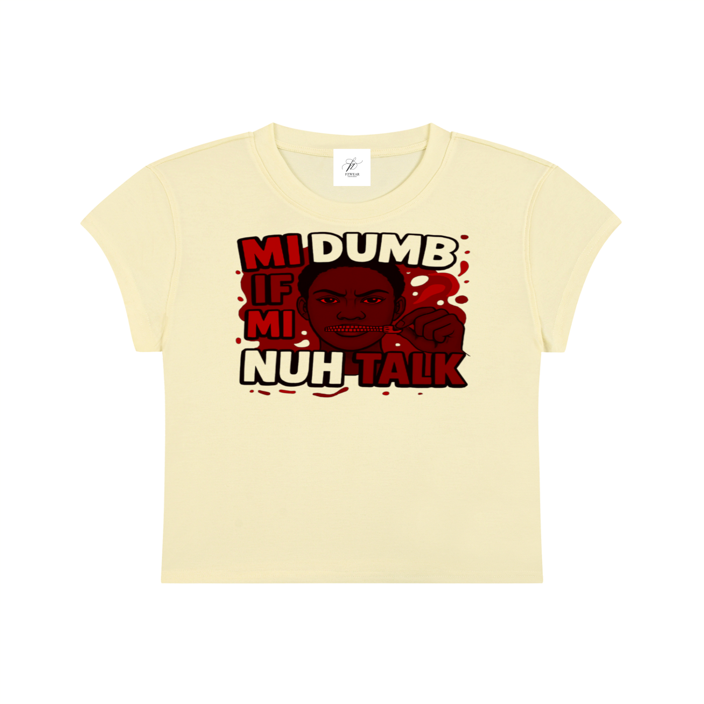 FZ Women's Slim-Fit Cropped Tee