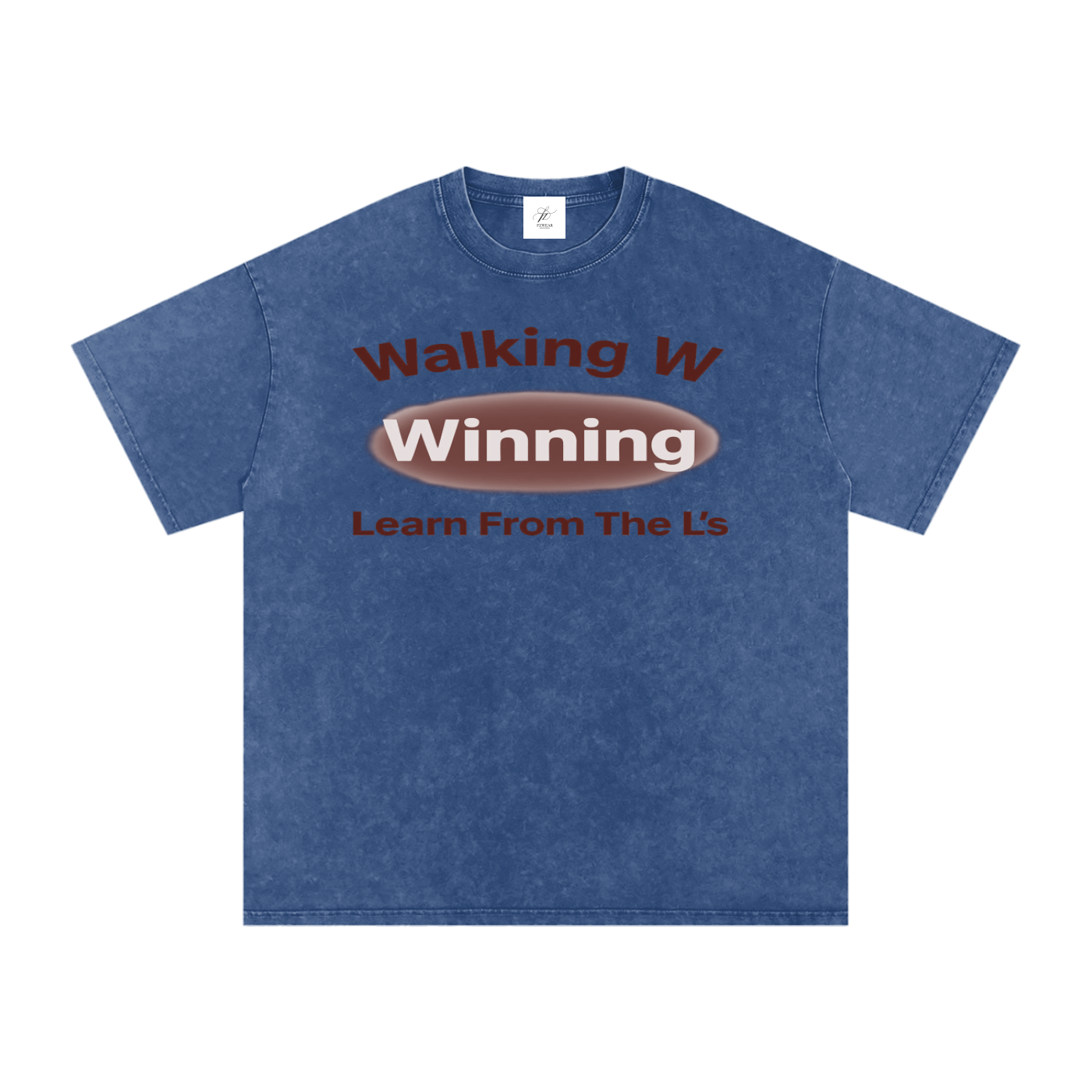 FZ Unisex Acid Wash Winning Oversize Tee