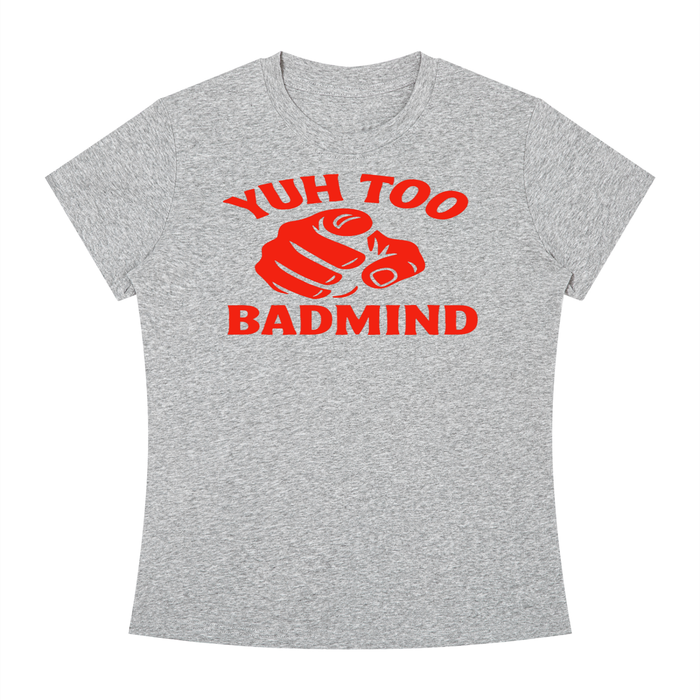 FZ Women's Slim Fit Badmind Crewneck Tee