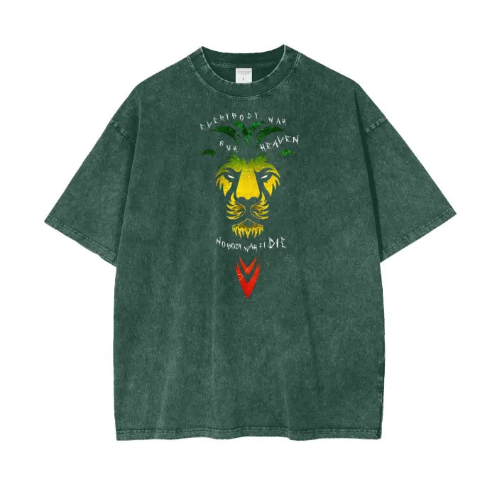 FZ Unisex Acid Wash Oversize Tee