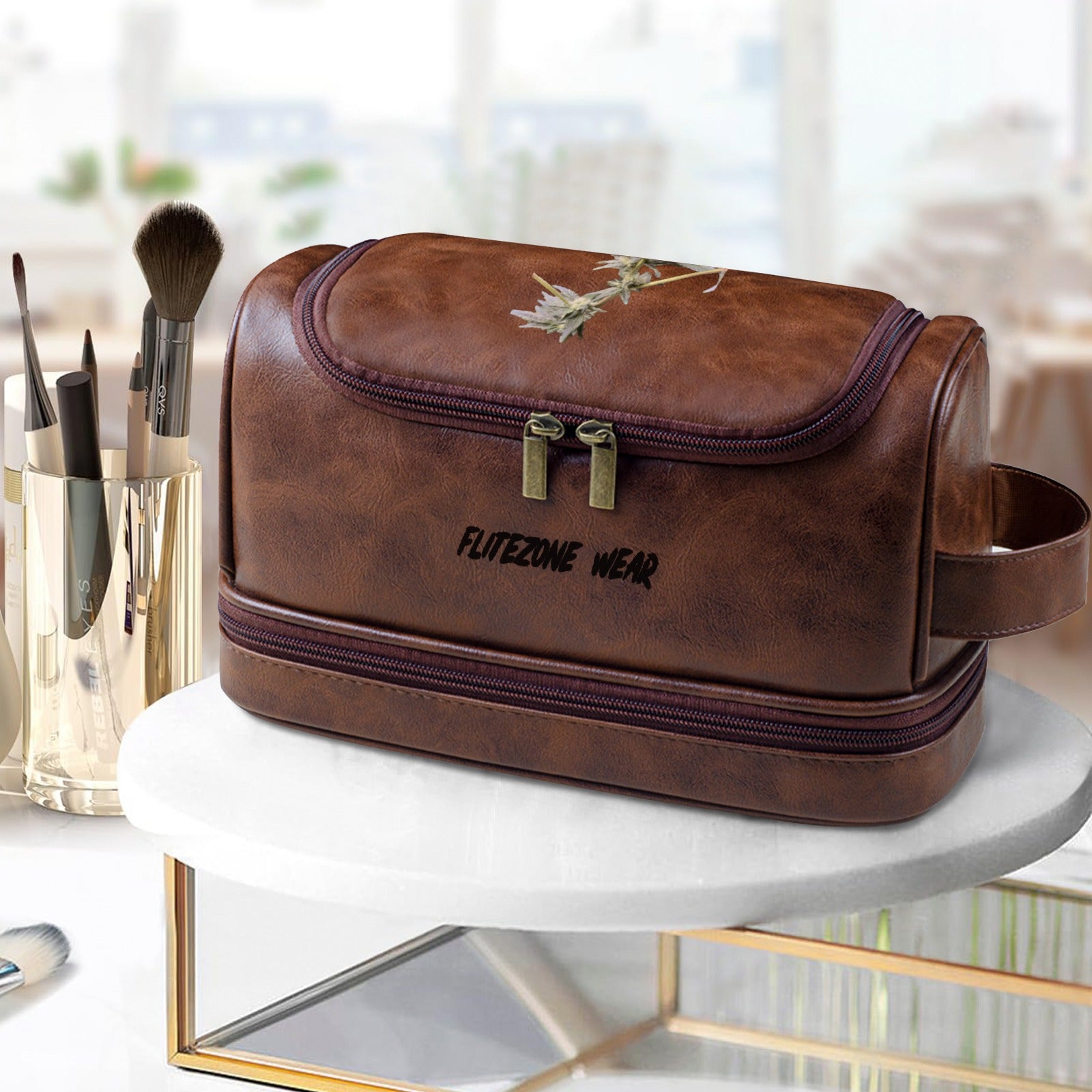 FZ FZ Bistre PU Toiletry Weed Bag - FZwear