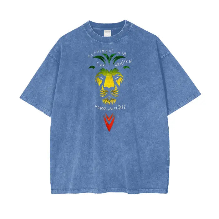 FZ Unisex Acid Wash Oversize Tee