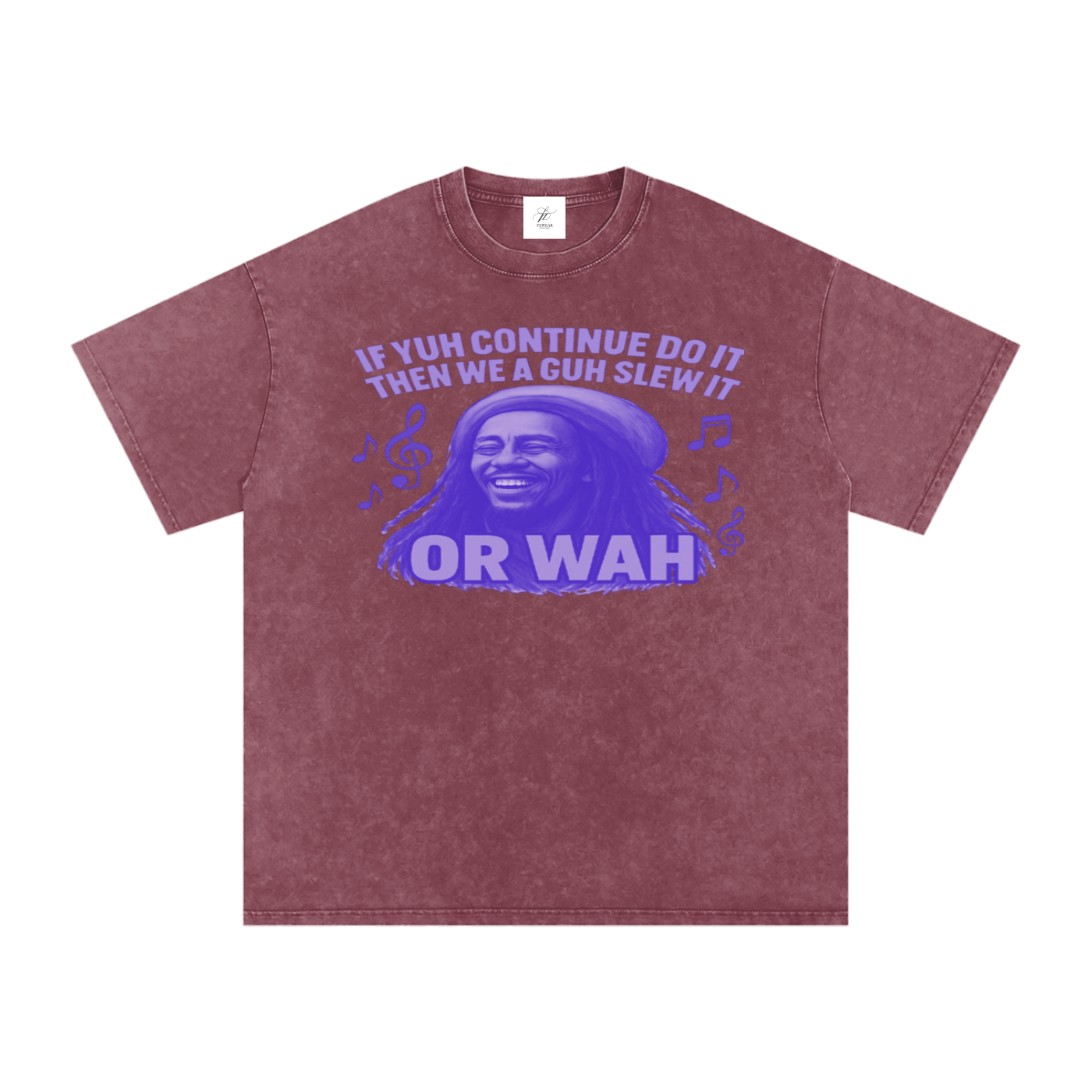 FZ Unisex Acid Wash Oversize Tee