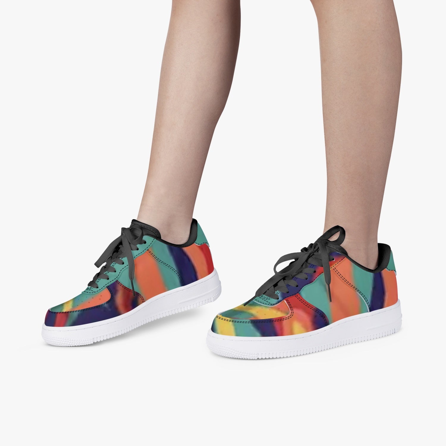 FZ Unisex Low-Top Leather Sports Sneakers - FZwear