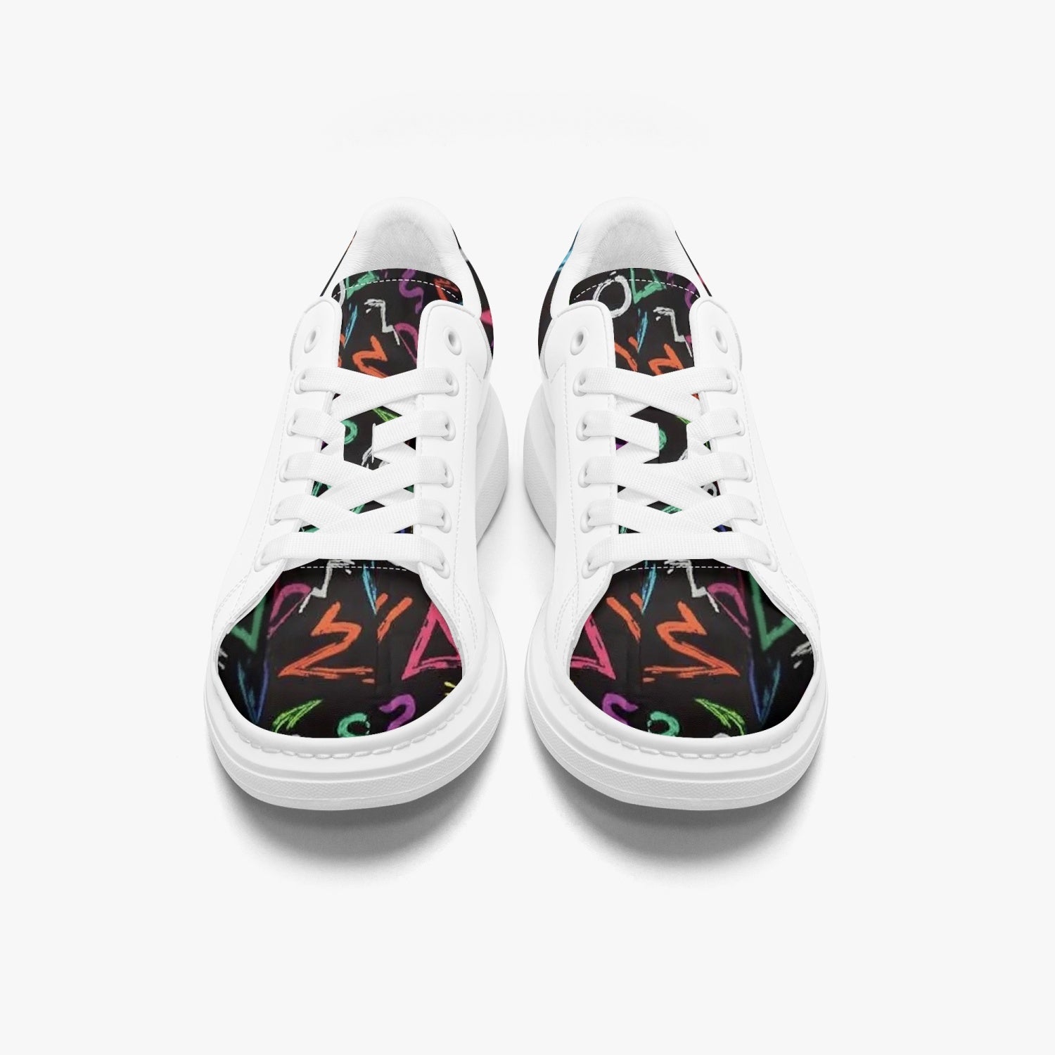 FZ Unisex. Leather Oversized Sneakers JetPrint
