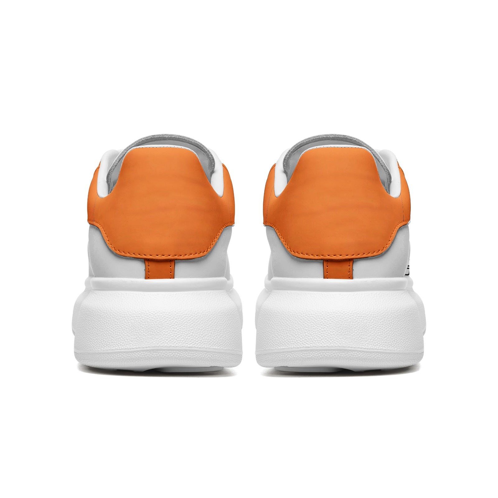 FZ Unisex Non Slip Lace Up Faux Leather Sneakers