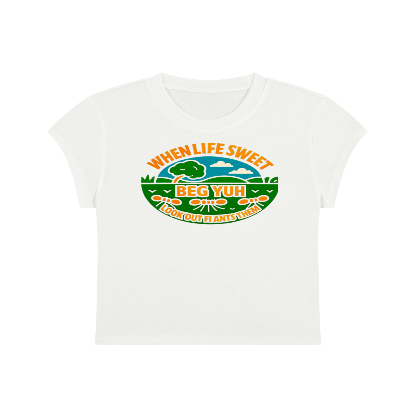 FZ Women's Slim-Fit Cropped Tee