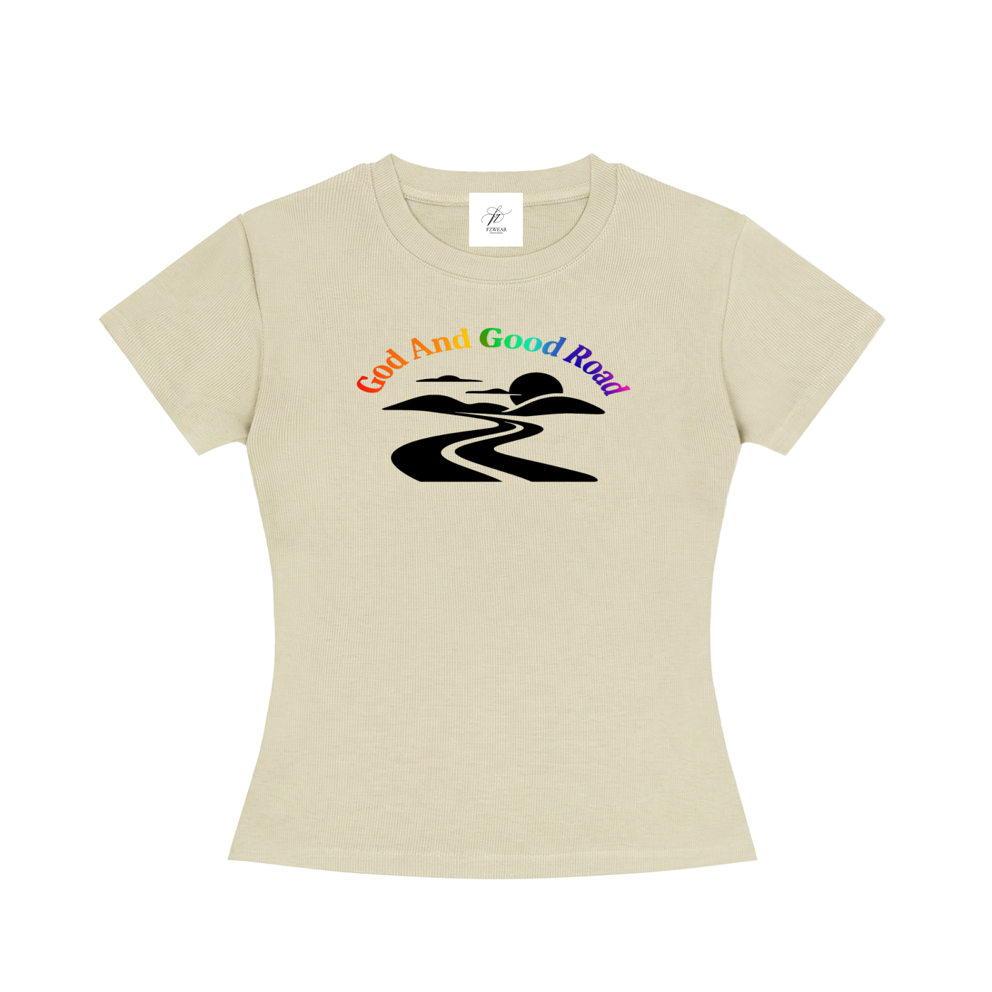 FZ Women's Slim Fit Good Road Crewneck Tee