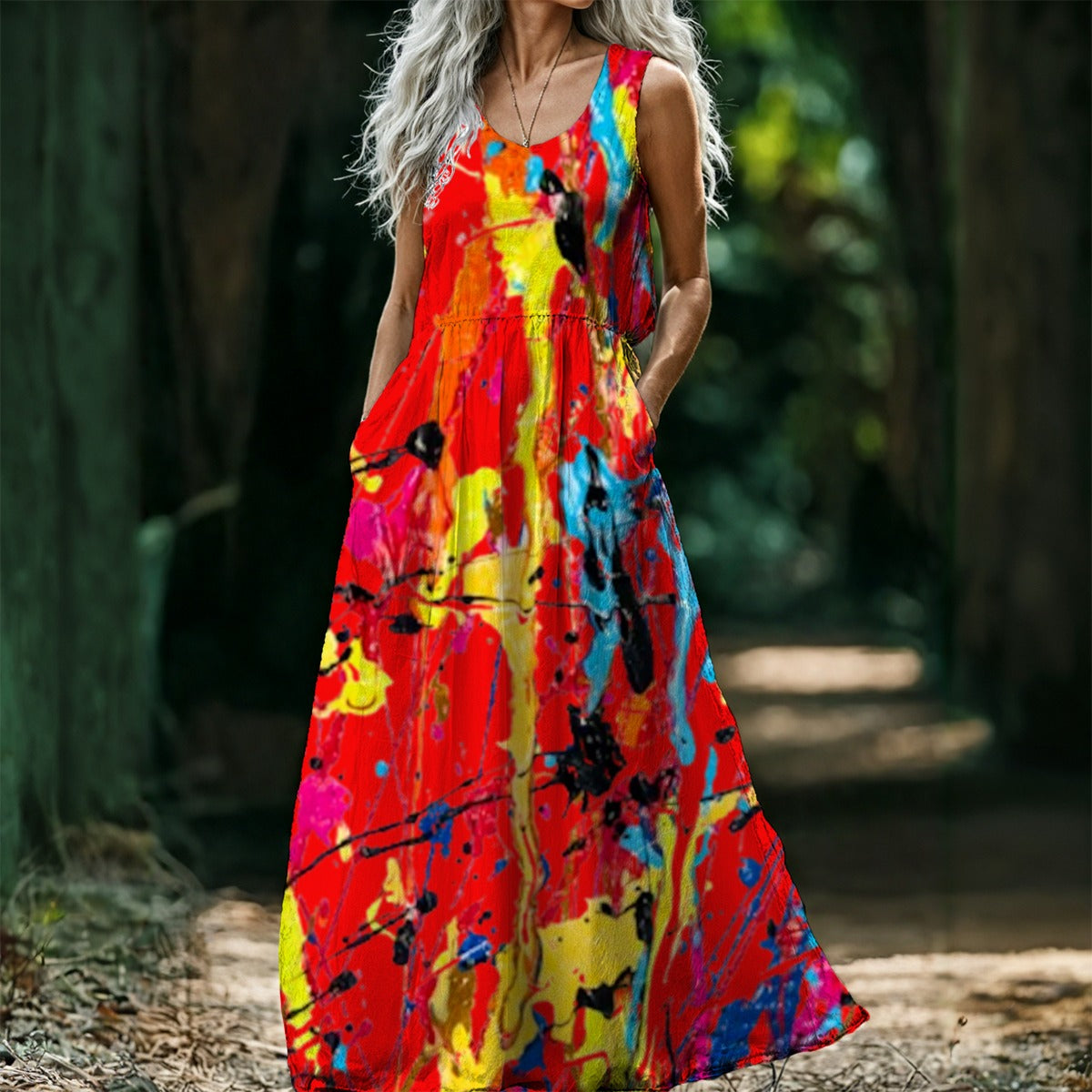 FZ Women’s Sleeveless Maxi Dress