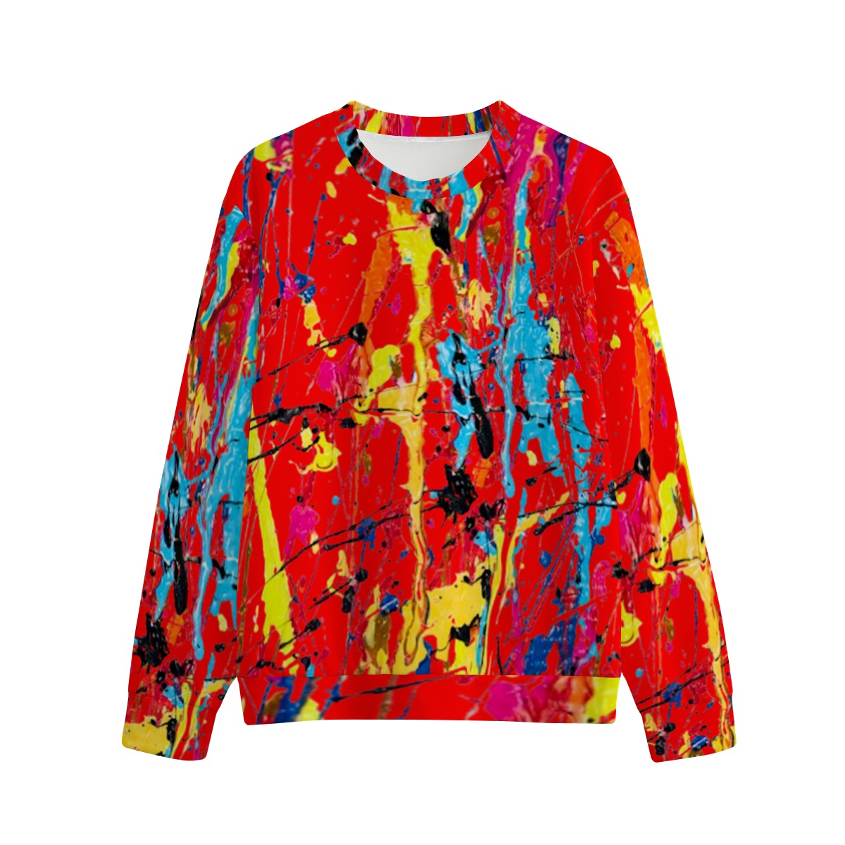 FZ Unisex O-neck Painted Sweatshirt