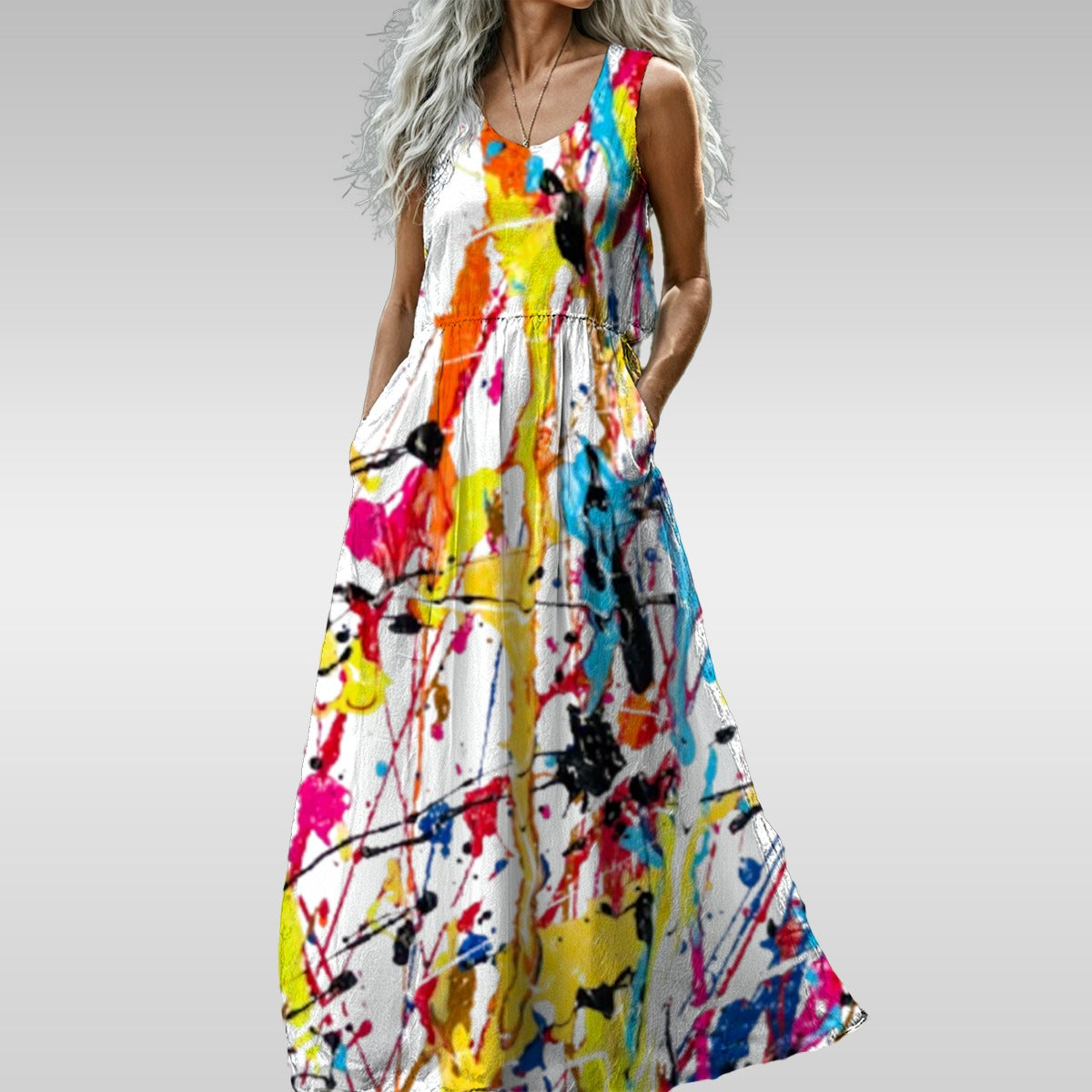 FZ Women’s Sleeveless Maxi Sundress