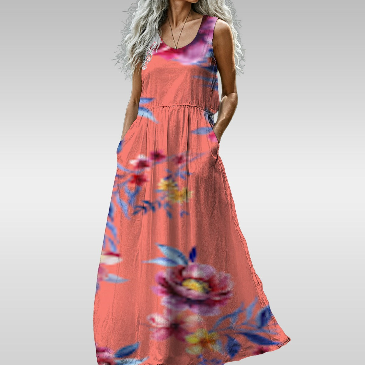 FZ Women’s Sleeveless Maxi Sundress