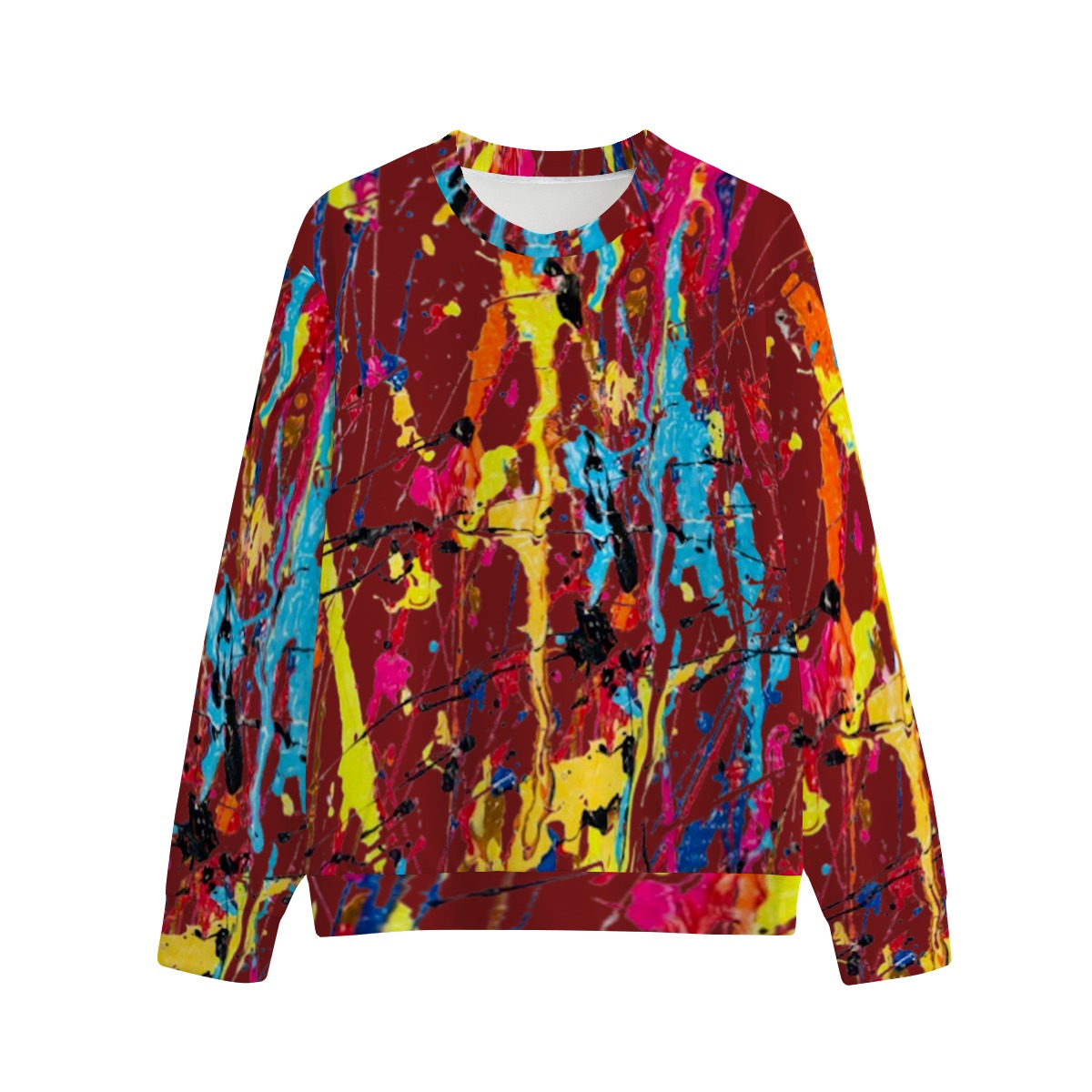 FZ Unisex O-neck Painted Sweatshirt