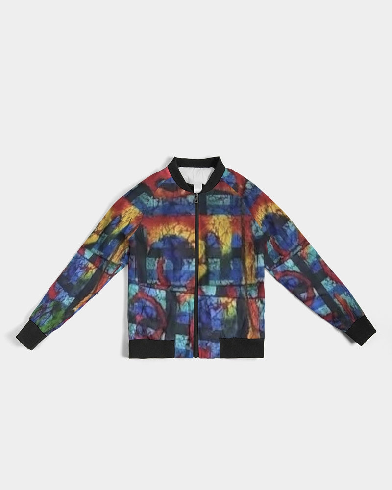 FZ AFRICAN ABSTRACT PRINT Women's Bomber Jacket - FZwear