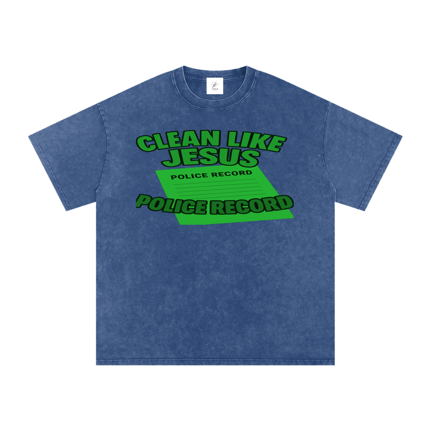 FZ Unisex Acid Wash Oversize Tee