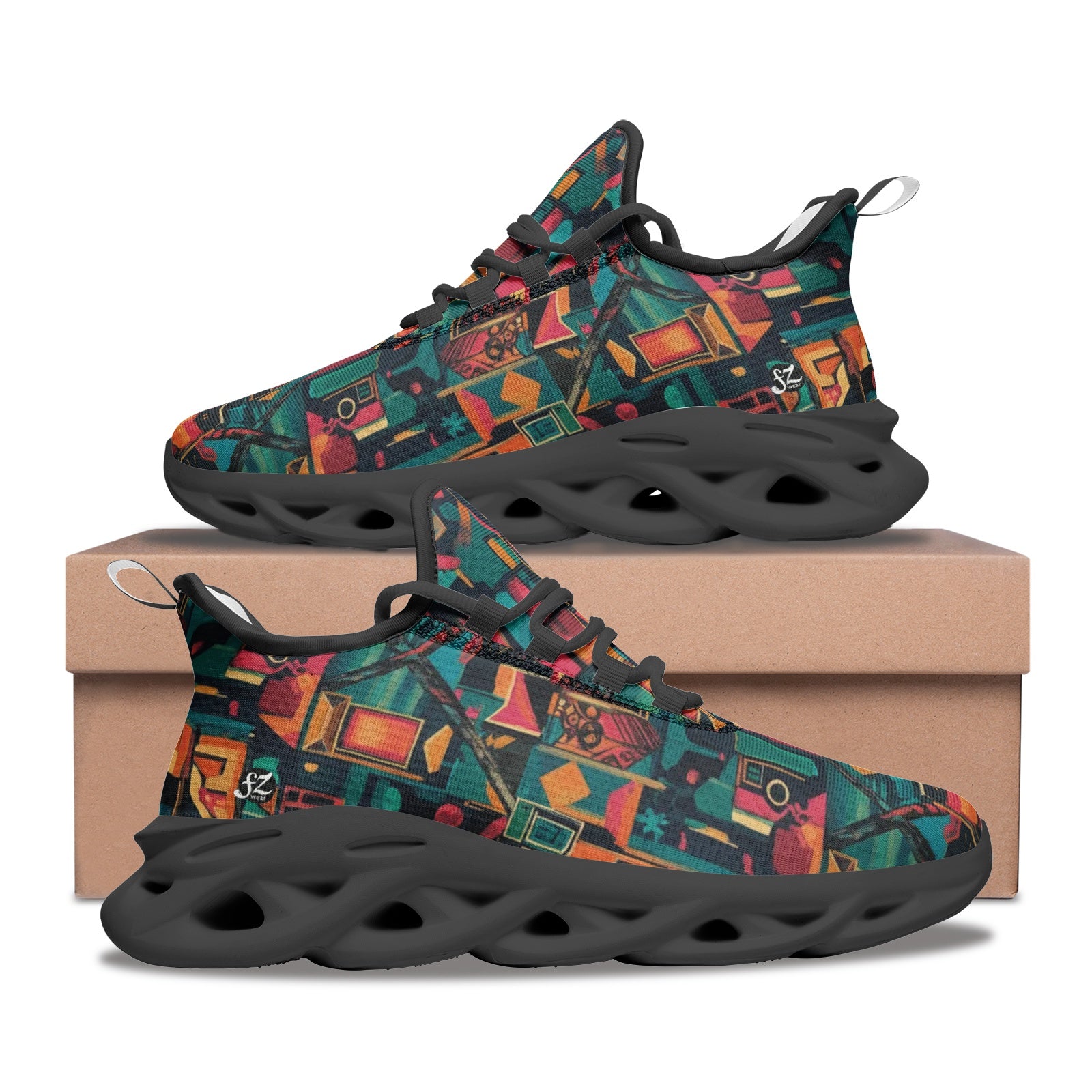 FZ Unisex Bounce Mesh Knit Sneakers