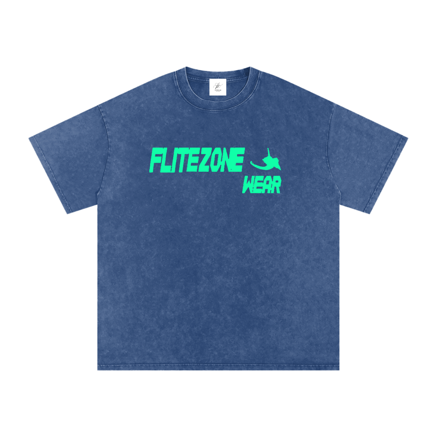 FZ Unisex Snow Washed Oversized Cotton Tee