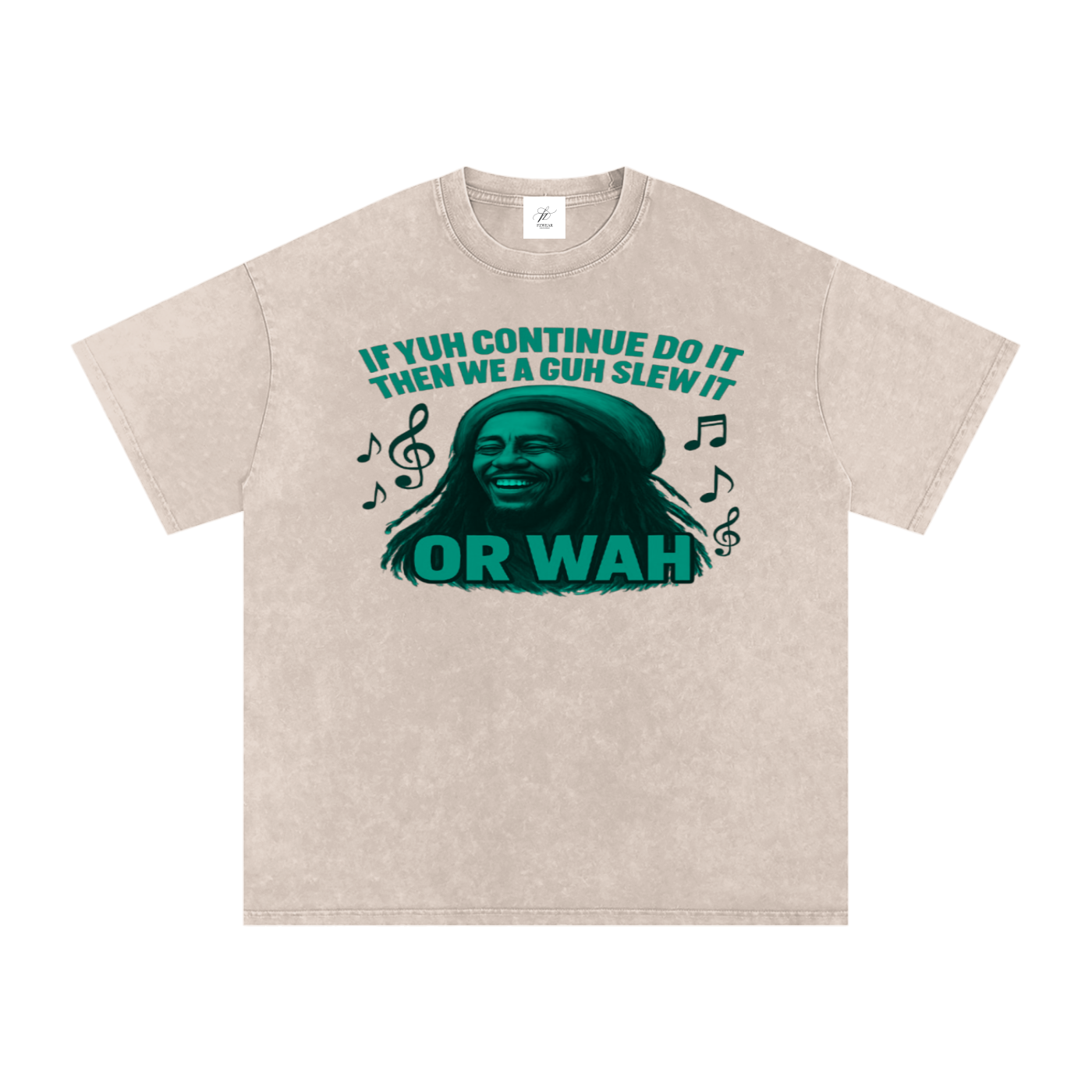 FZ Unisex Acid Wash Oversize Tee