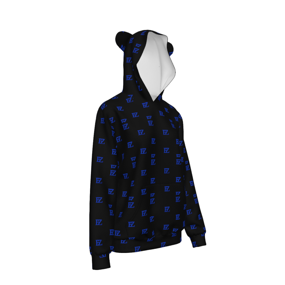 Custom Women's Adult cat ear hooded sweatshirt