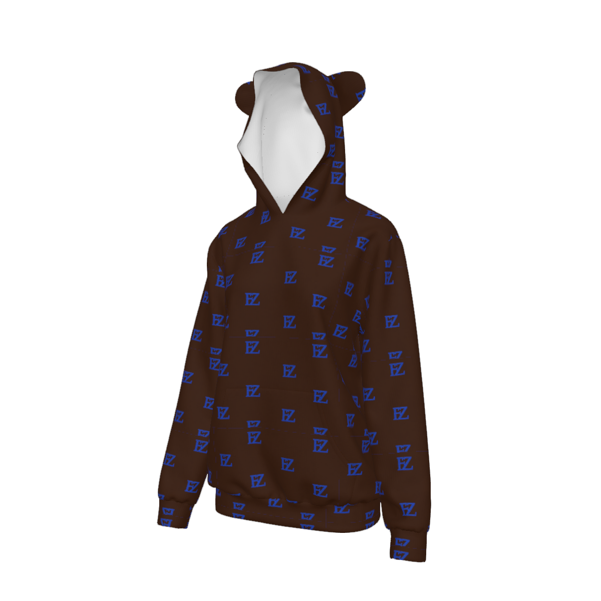 Custom Women's Adult cat ear hooded sweatshirt