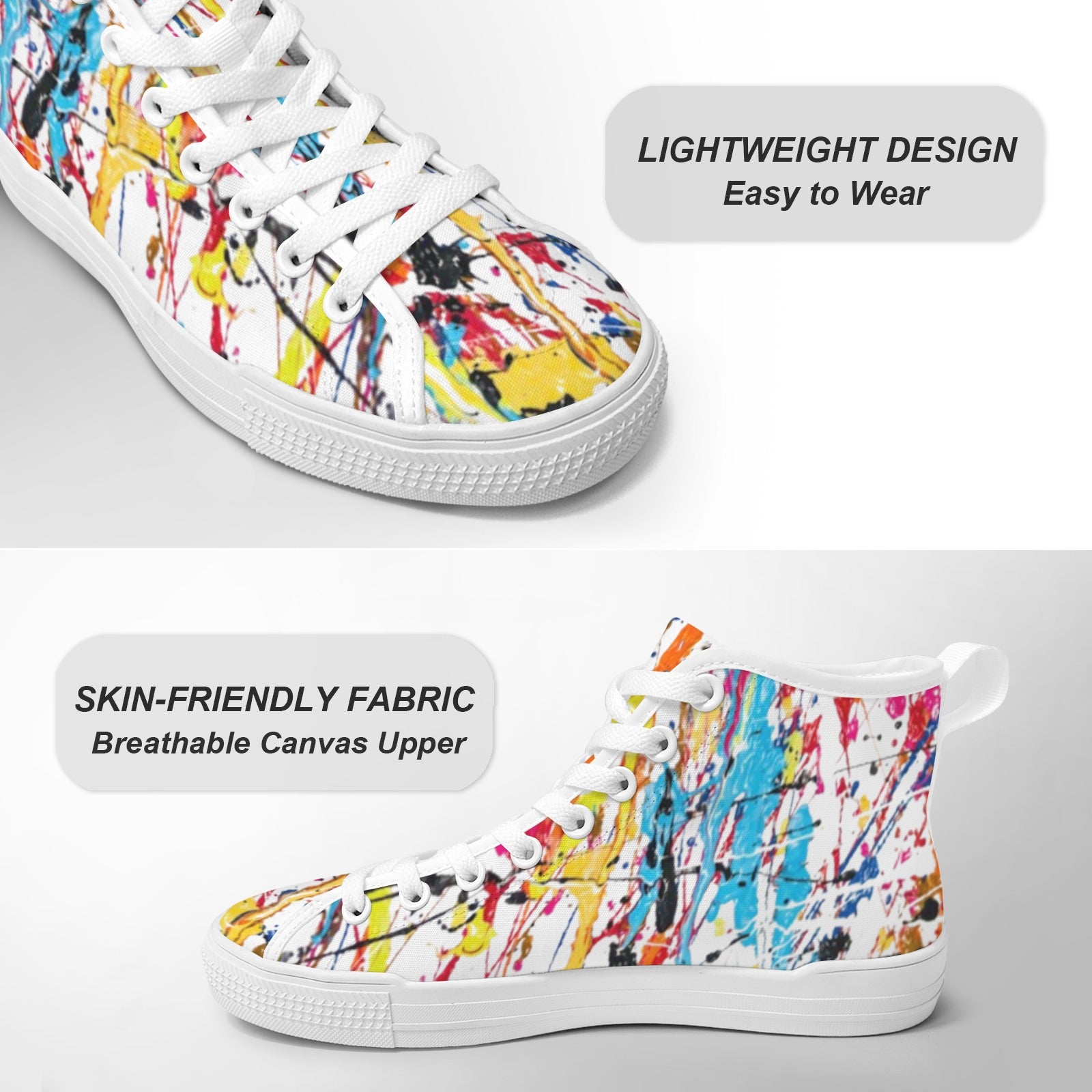 FZ Women's New Vancouver High Top Canvas Shoes