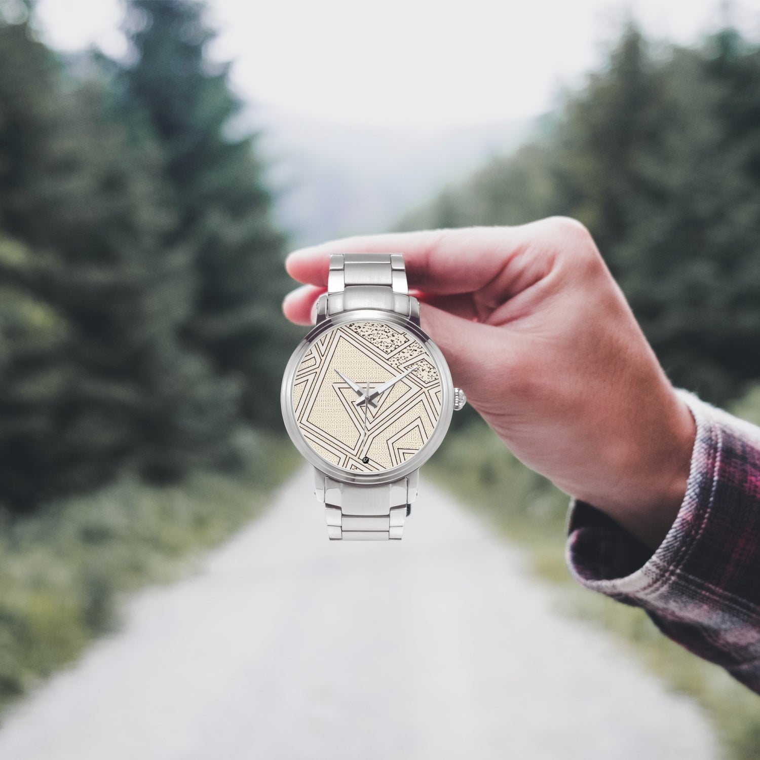 FZ African Print Steel Strap Automatic Watch - FZwear