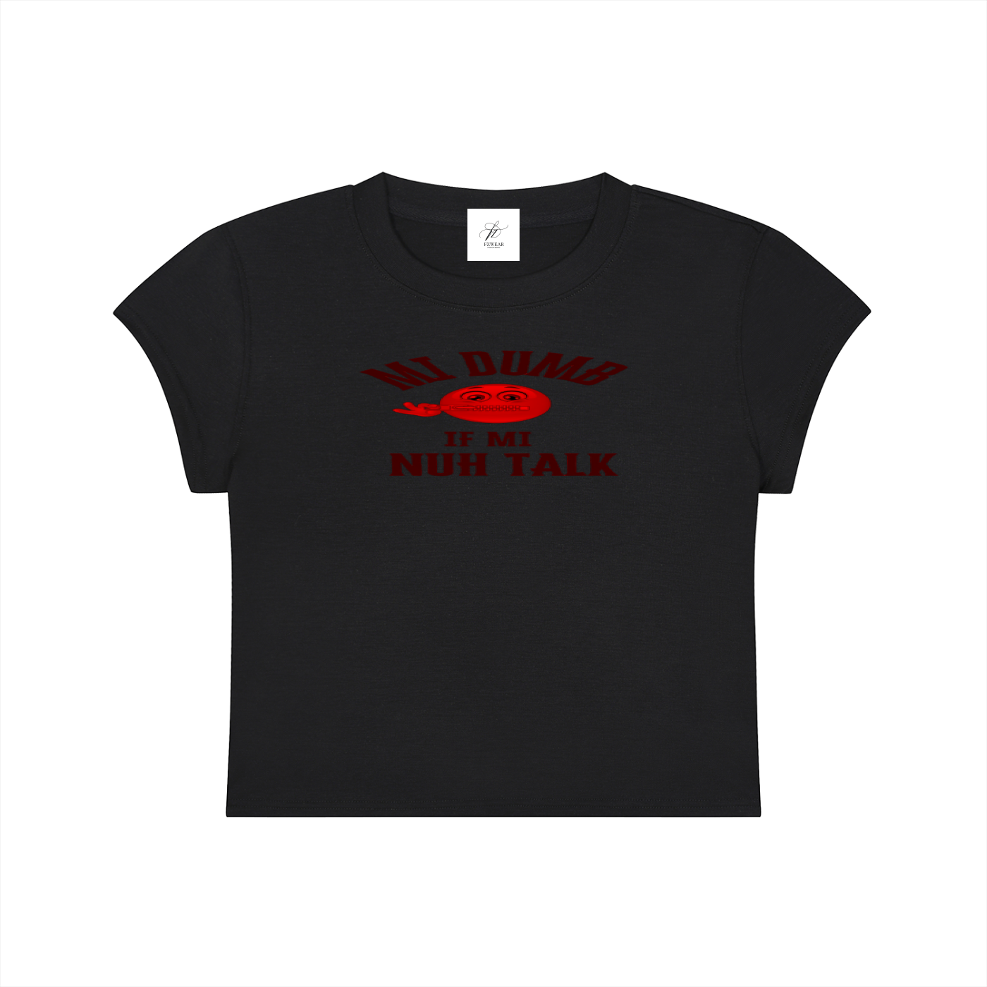FZ Women's Slim-Fit Cropped Tee