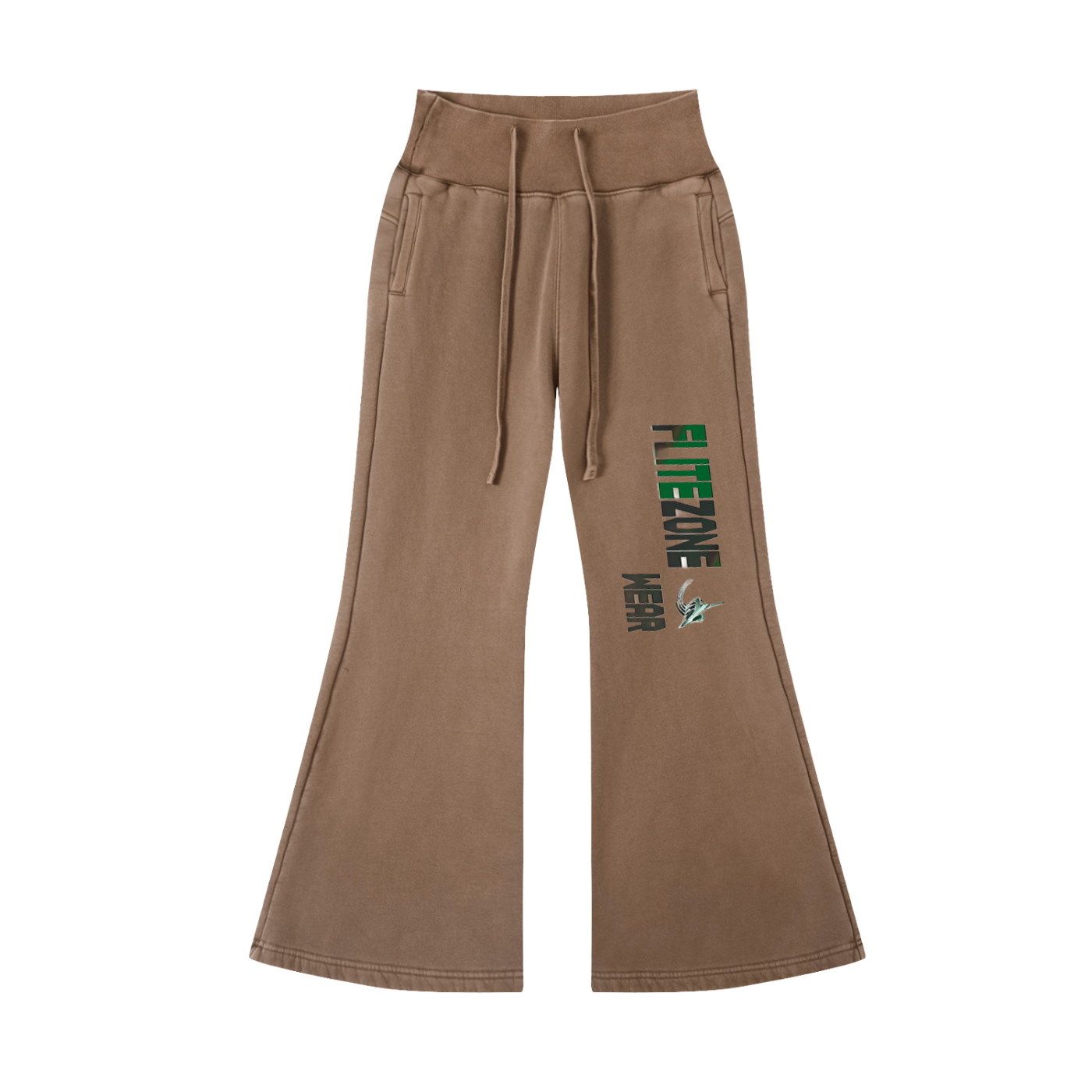 FZ Women's Vintage Washed Flared Fleece Pants