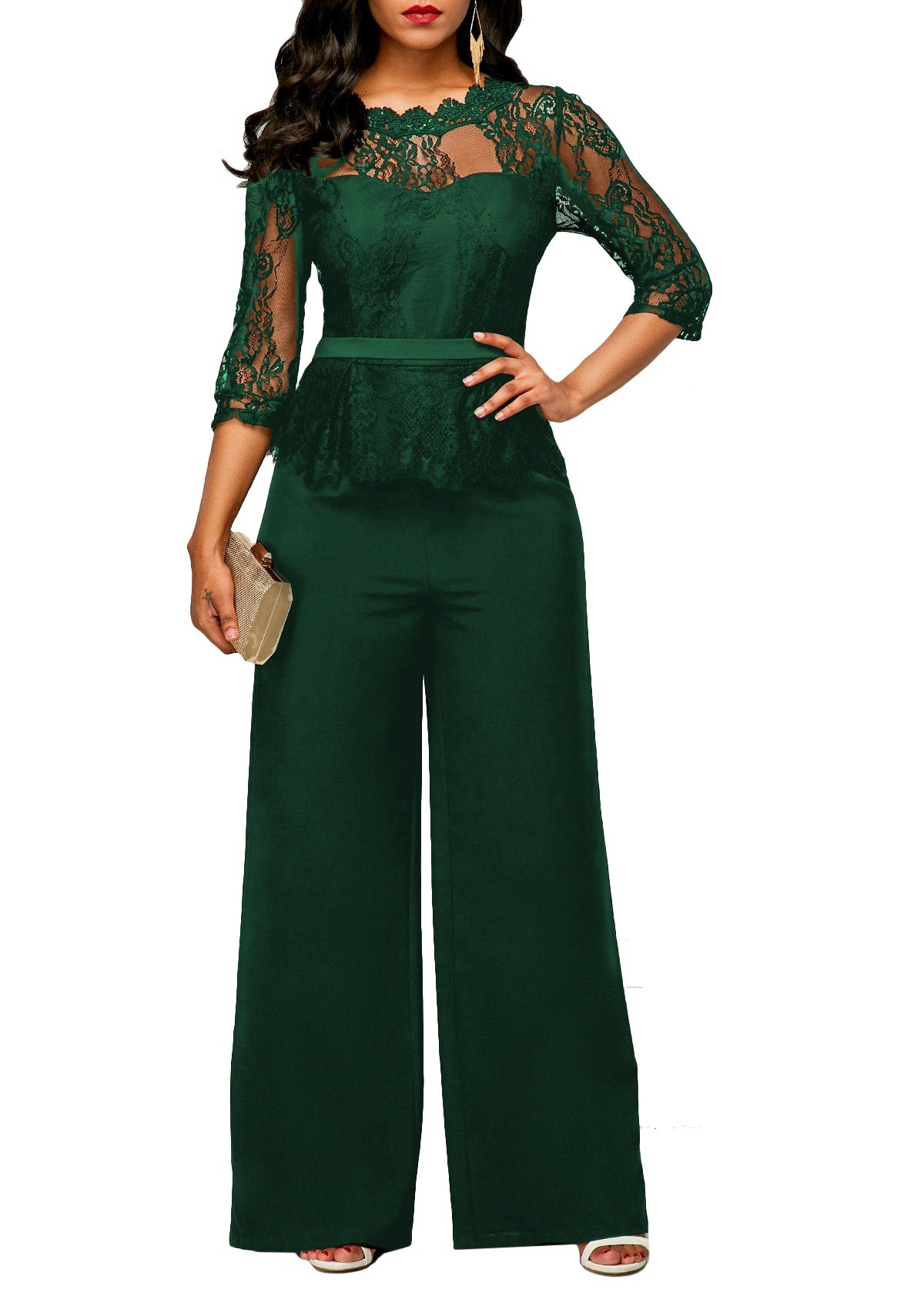 FZ Women's Sexy Lace Jumpsuit - FZwear