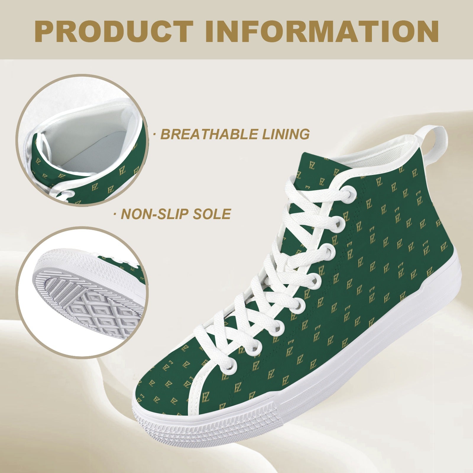 FZ Women's New Vancouver High Top Canvas Shoes