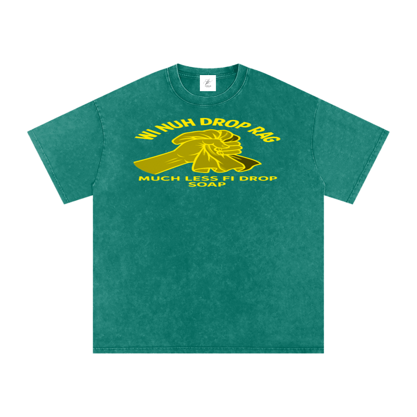 FZ Unisex Acid Wash Rag Oversize Tee
