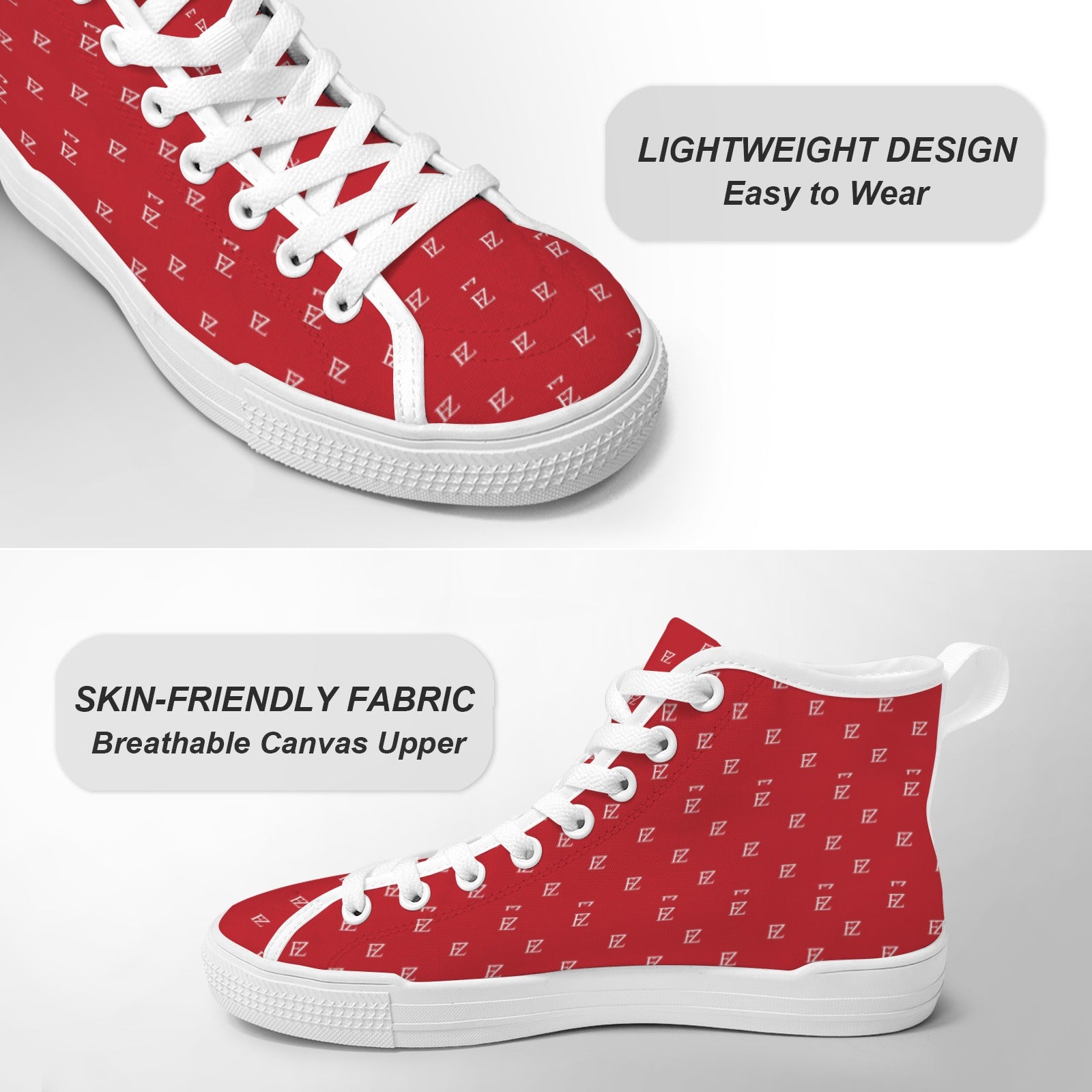 FZ Women's New Vancouver High Top Canvas Shoes