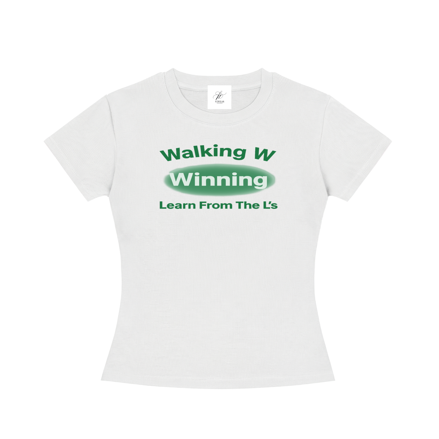 FZ Women's Slim Fit Winning Crewneck Tee