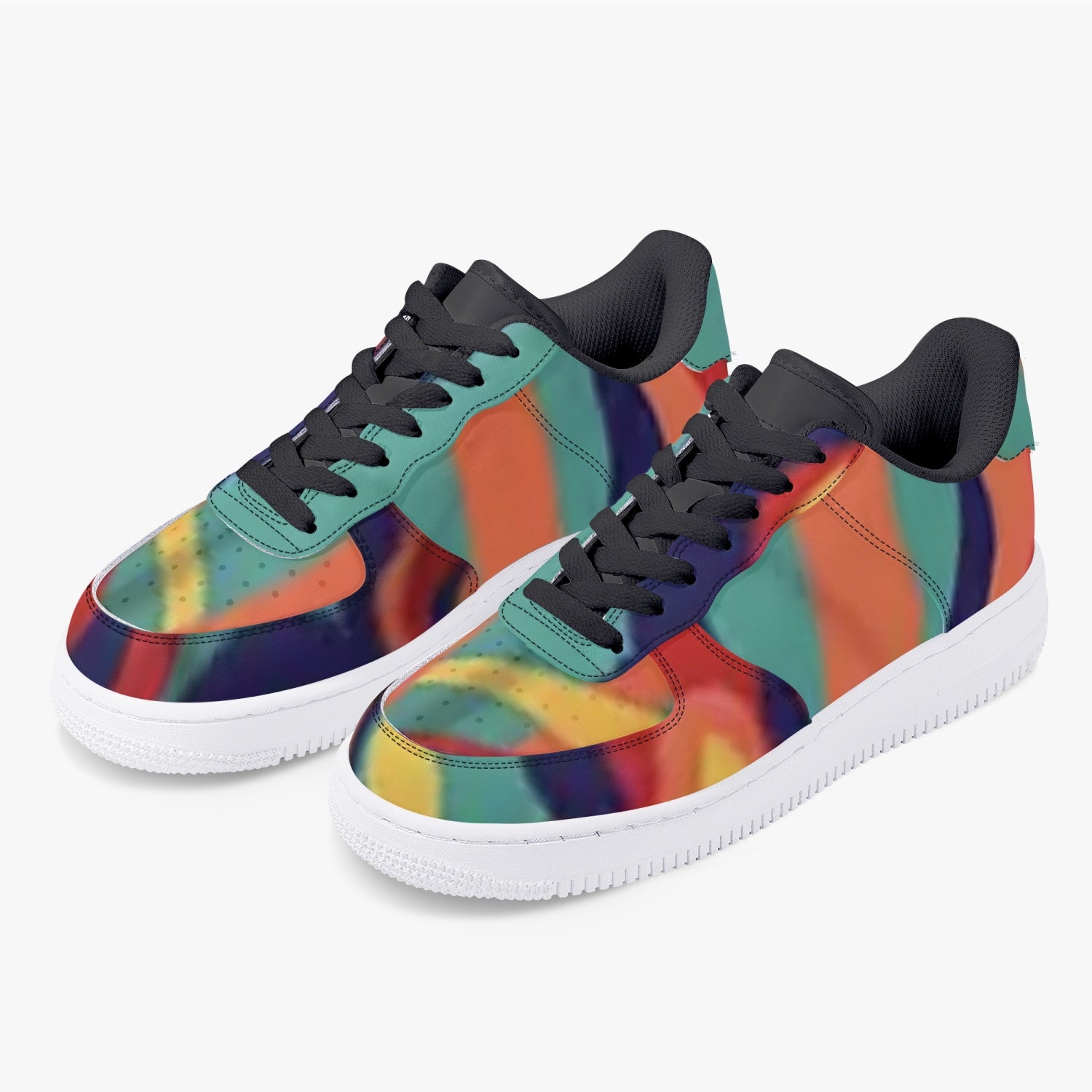 FZ Unisex Low-Top Leather Sports Sneakers - FZwear