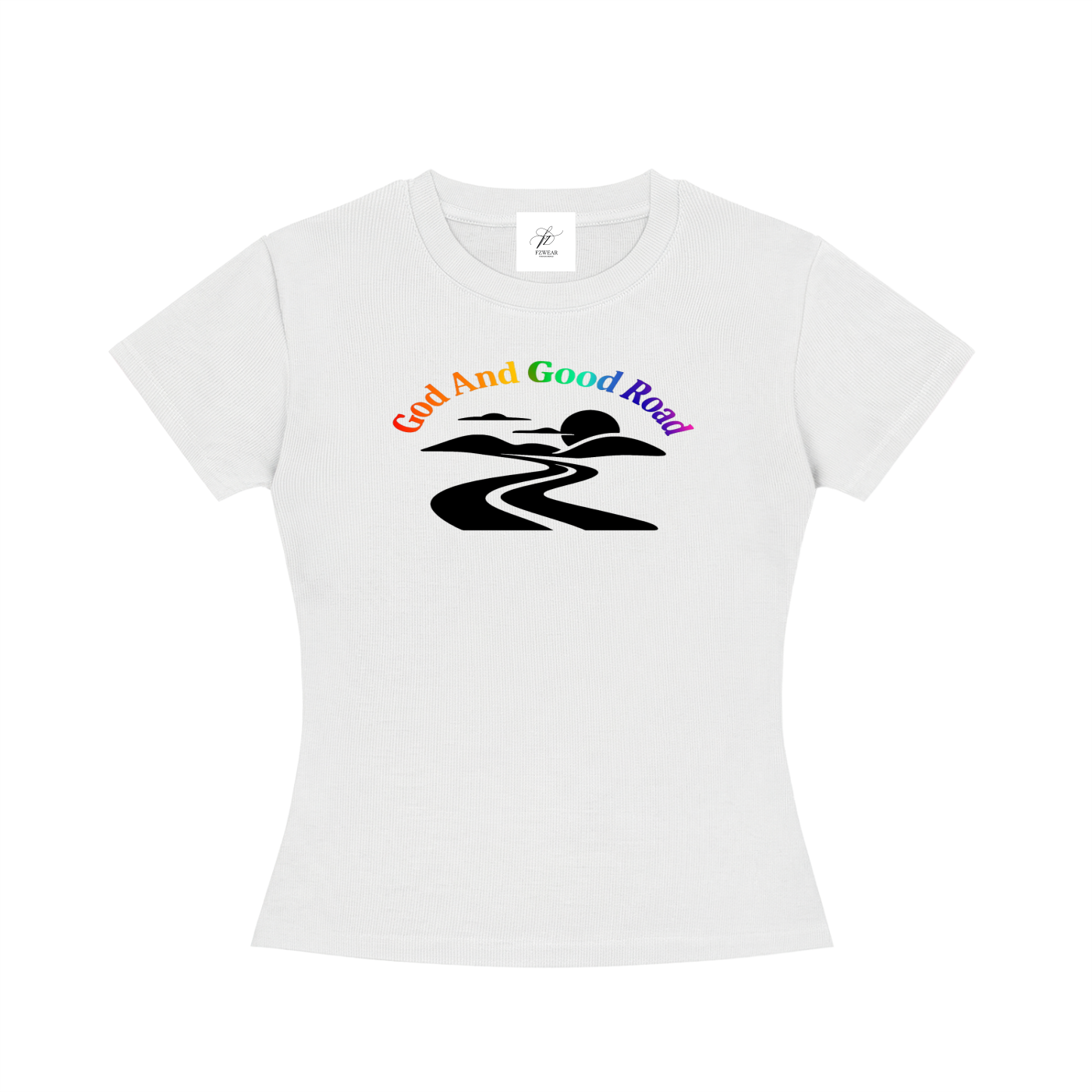 FZ Women's Slim Fit Good Road Crewneck Tee