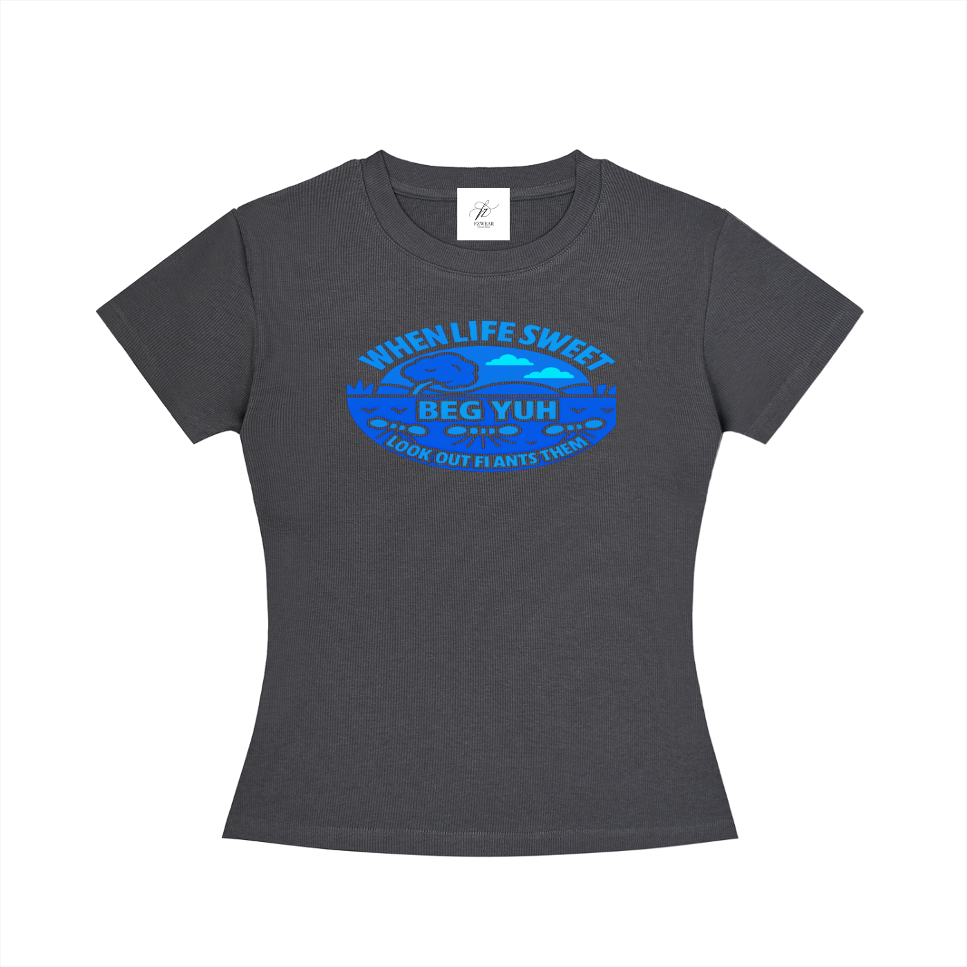 FZ Women's Slim Fit Crewneck Tee
