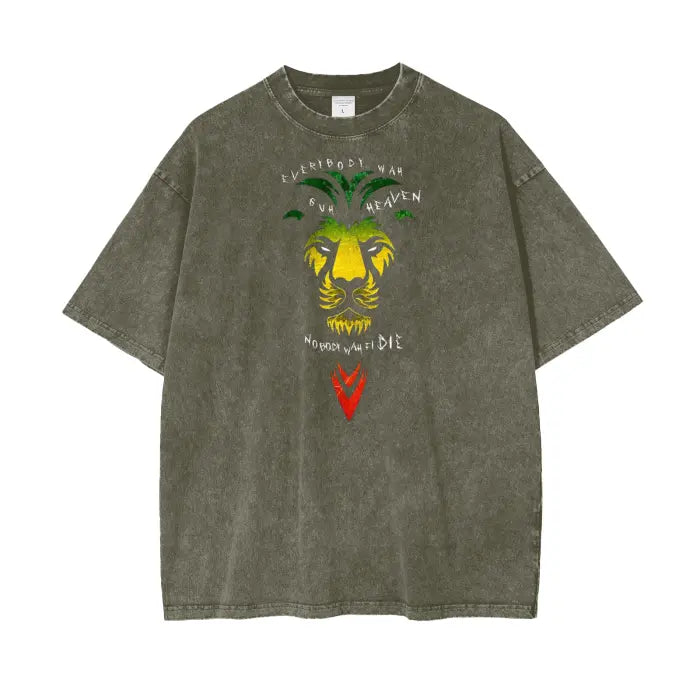 FZ Unisex Acid Wash Oversize Tee